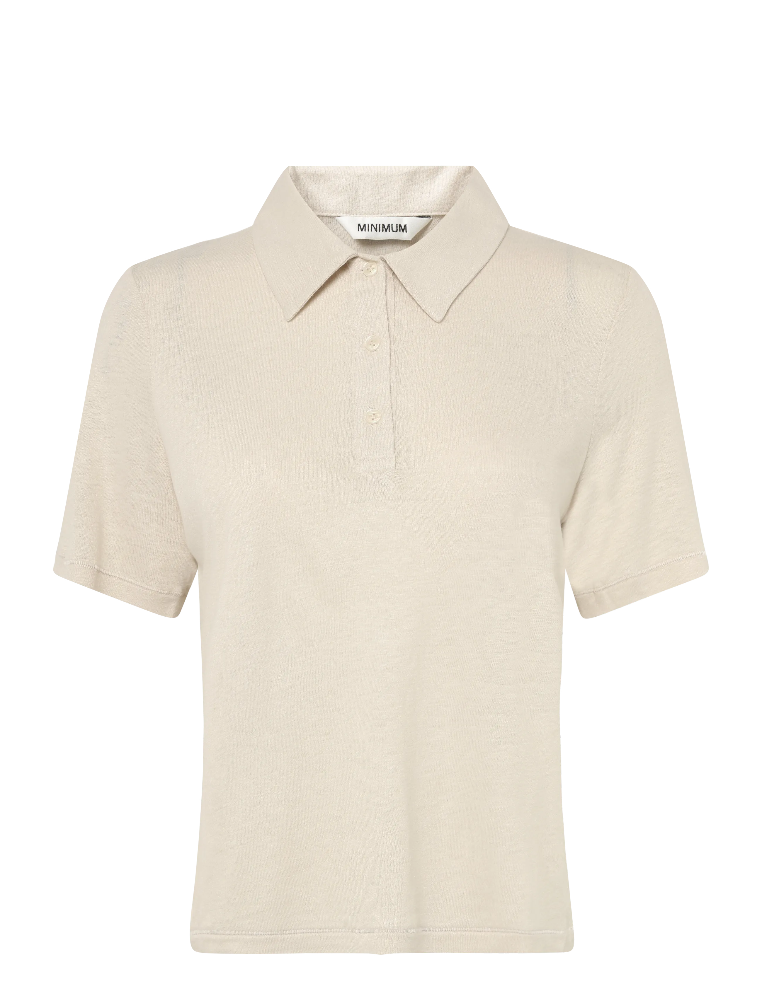 MINIMUM Pesine Ss Polo 4159 Cream - M - Damen