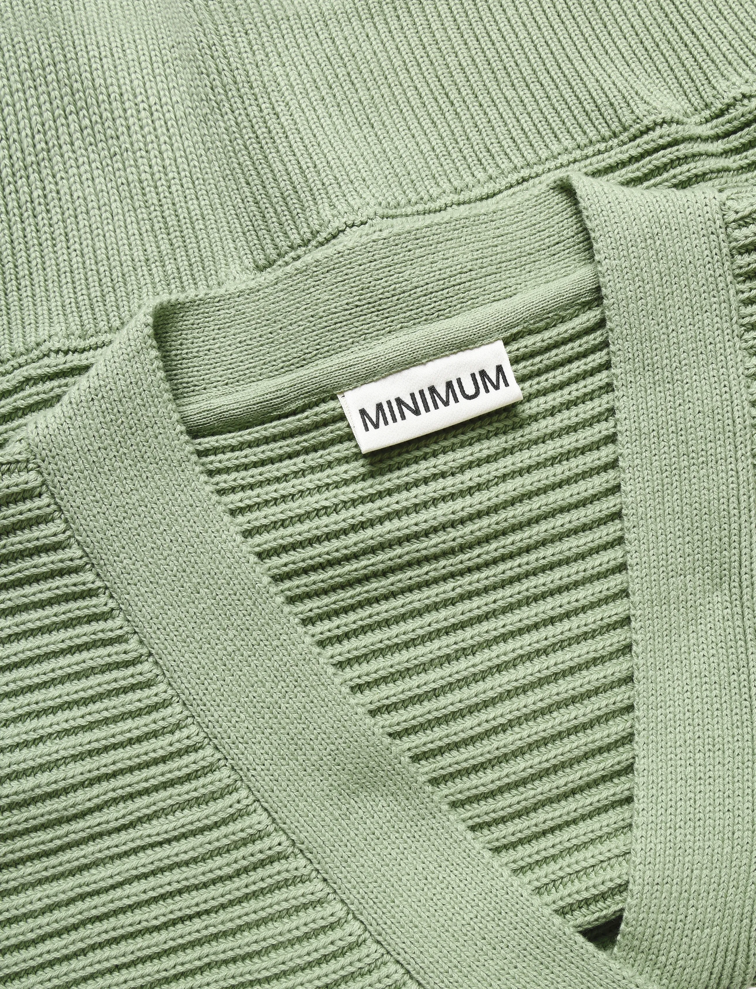 Minimum - Jianna cardigan G035 GOTS - cardigans - 0110 desert sage - 5