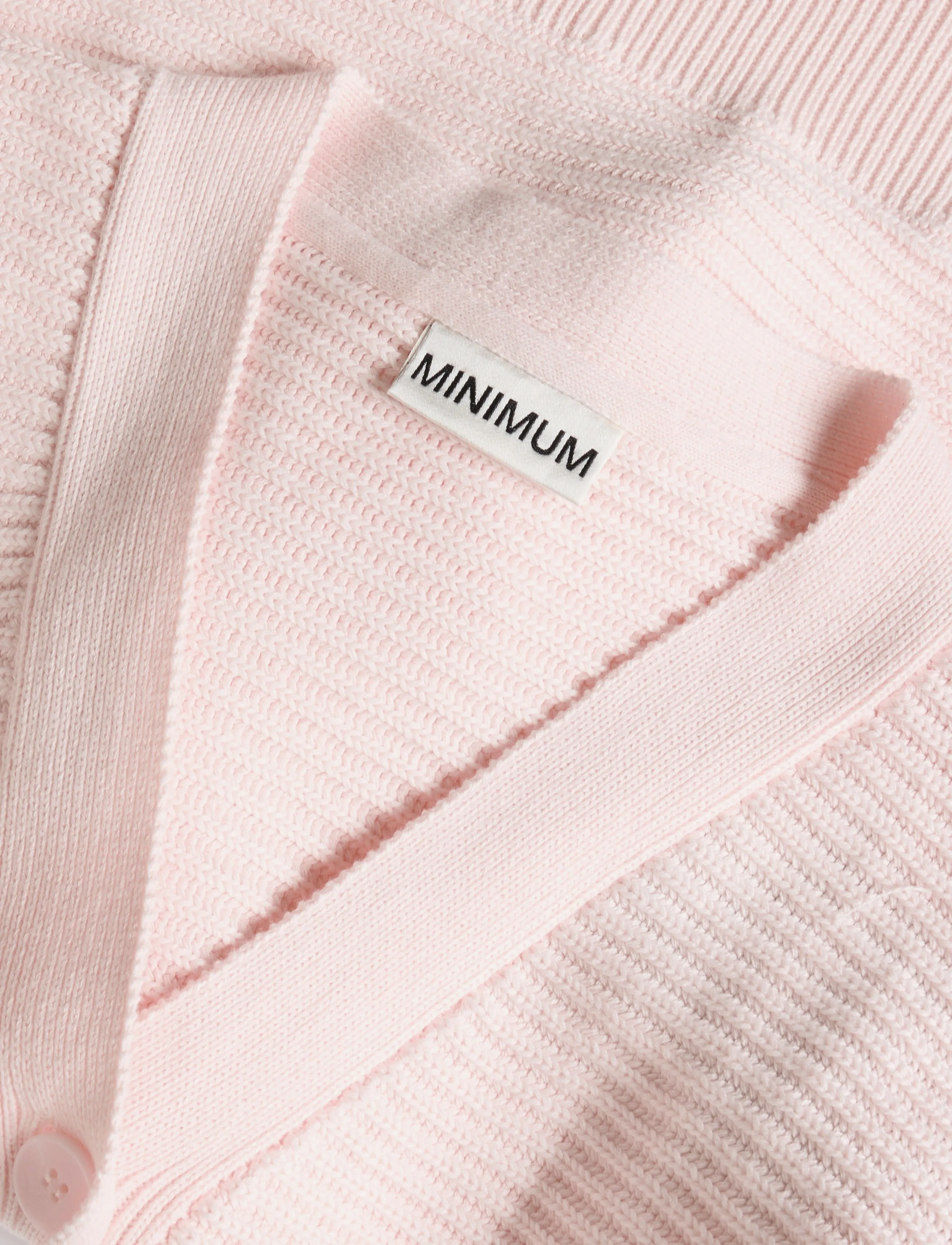 Minimum - Jianna cardigan G035 GOTS - cardigans - 2904 primrose pink - 2