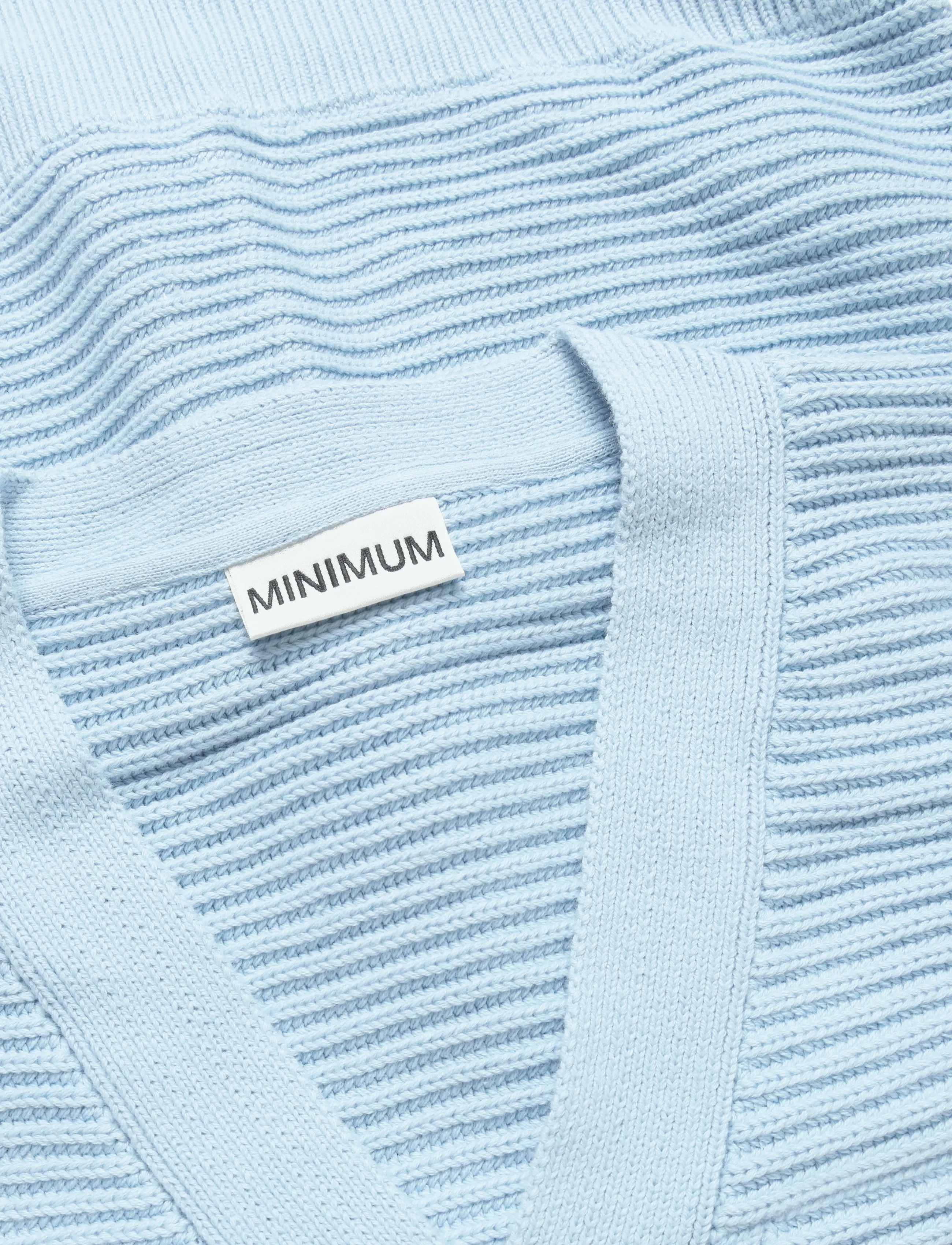 Minimum - Jianna cardigan G035 GOTS - kardiganid - 4115 cashmere blue - 5