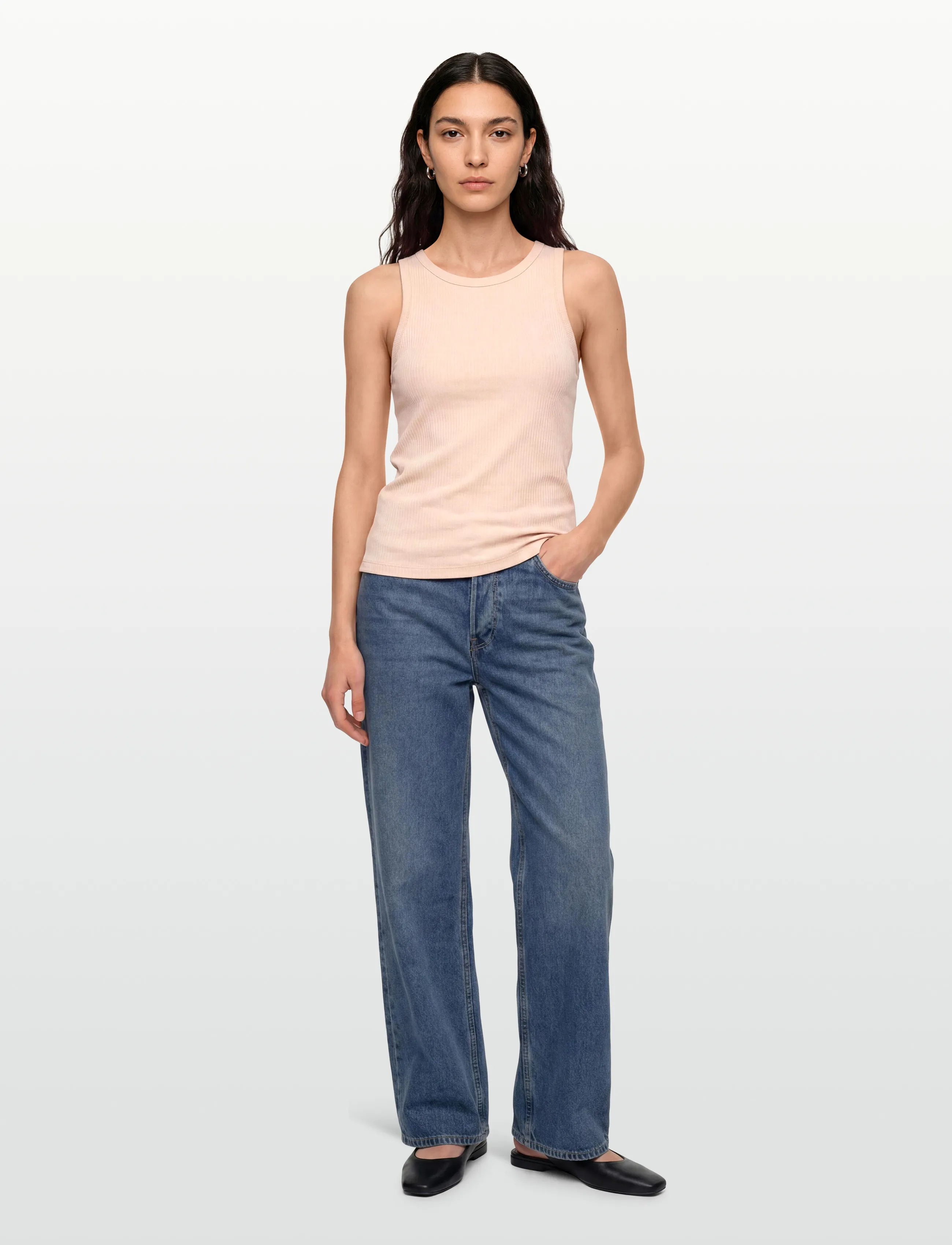Minimum - Lila tank top G4226 - linnen - 1110 creme de peche - 0