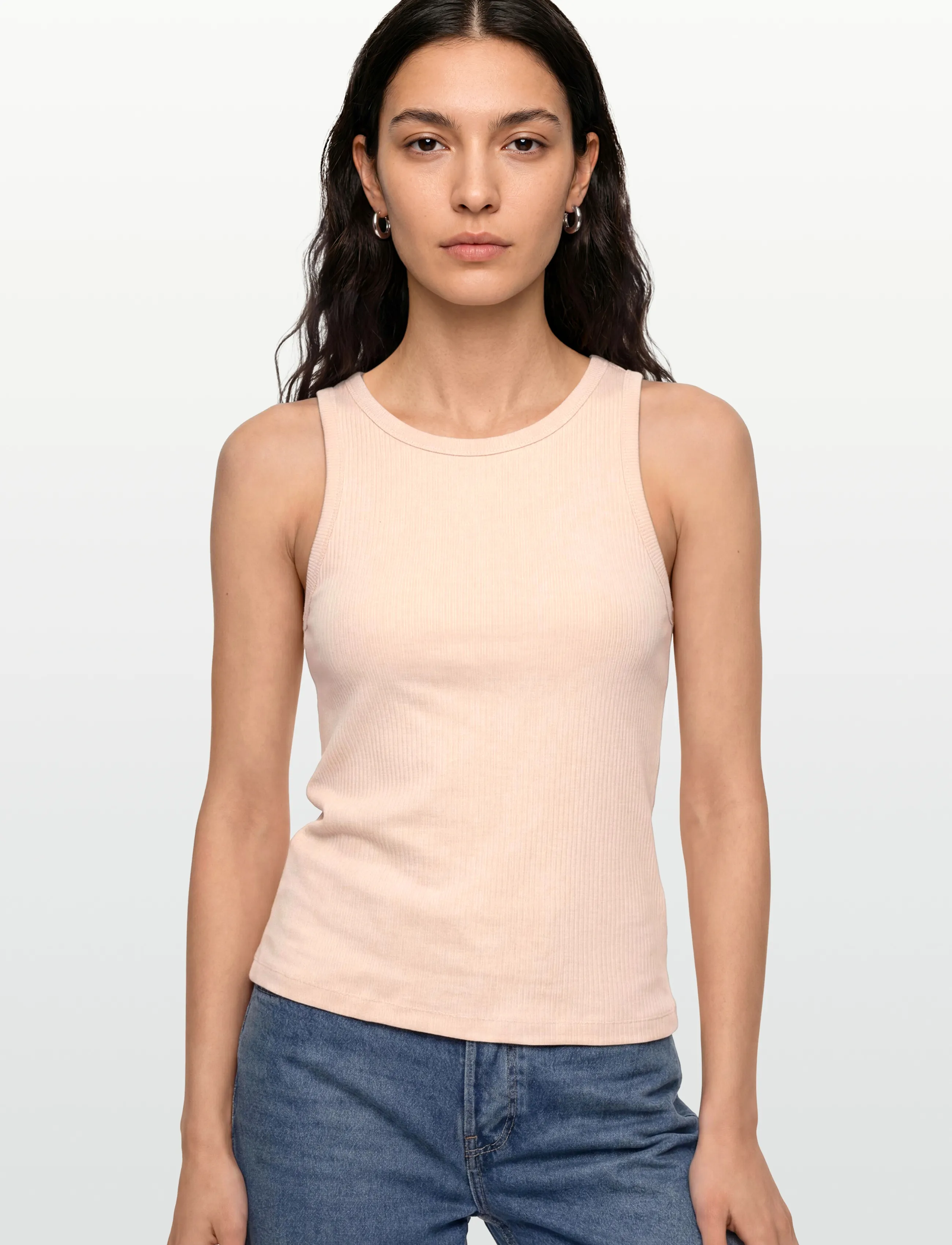 Minimum - Lila tank top G4226 - linnen - 1110 creme de peche - 3