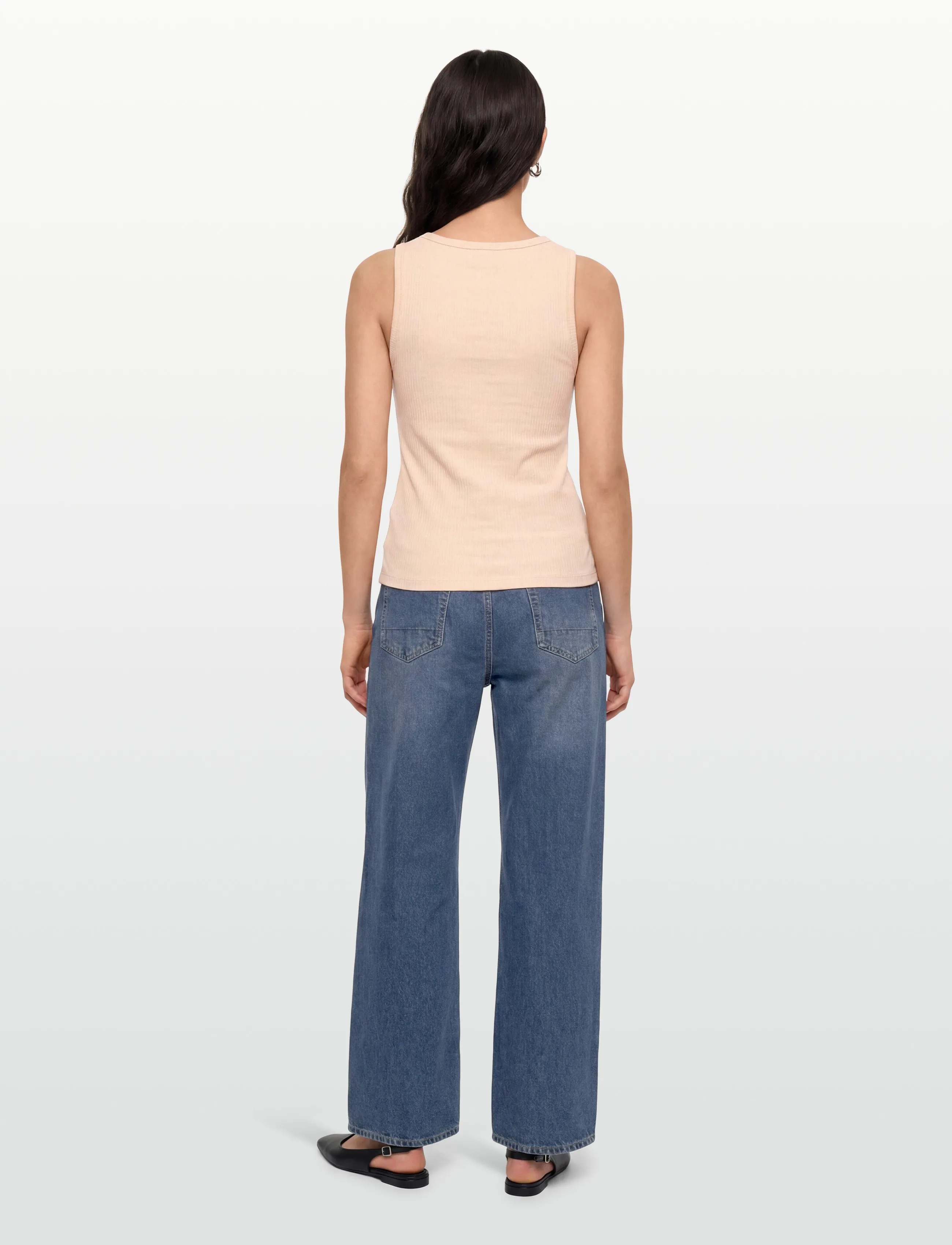 Minimum - Lila tank top G4226 - linnen - 1110 creme de peche - 4