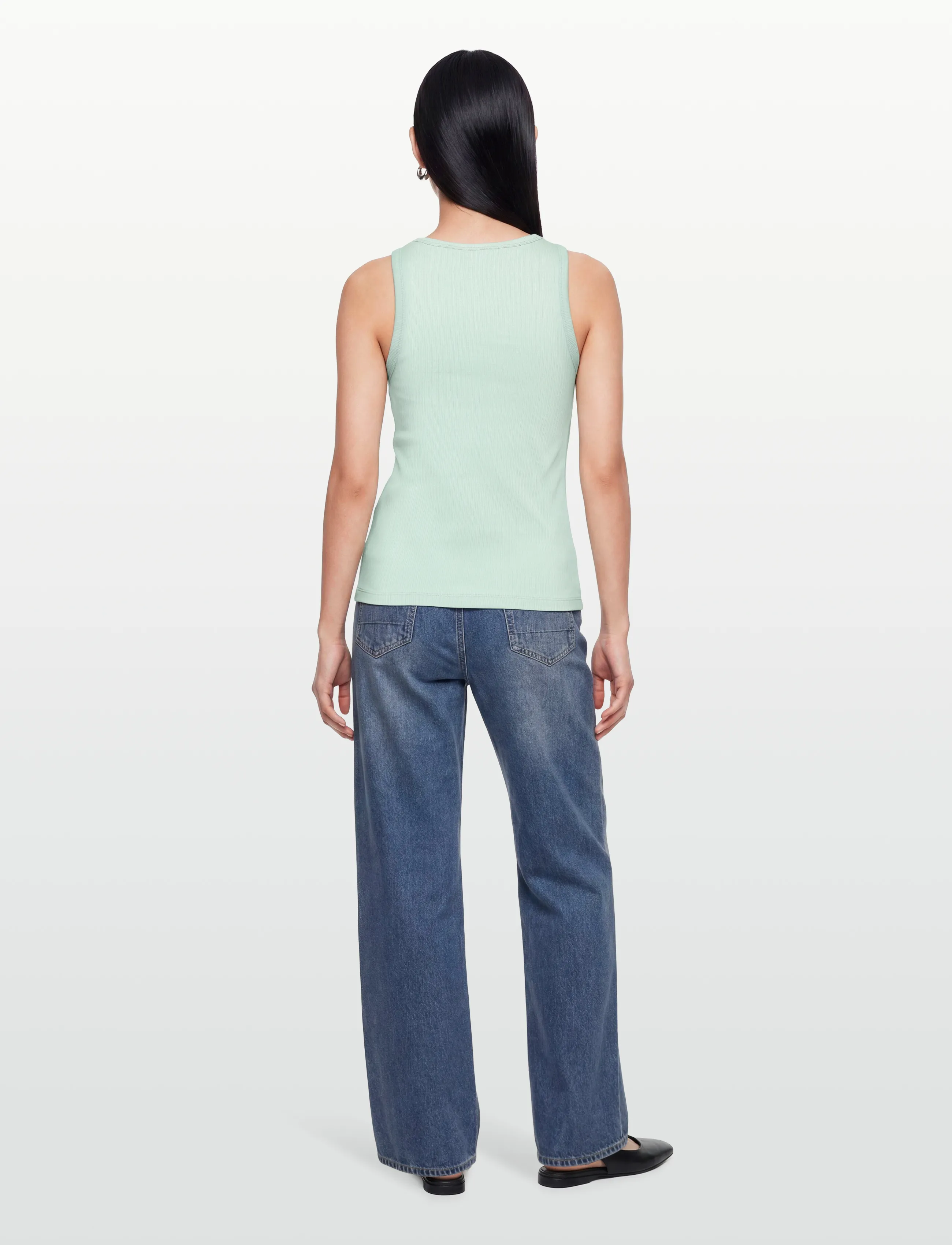 Minimum - Lila tank top G4226 - linnen - 4706 gray mist - 4