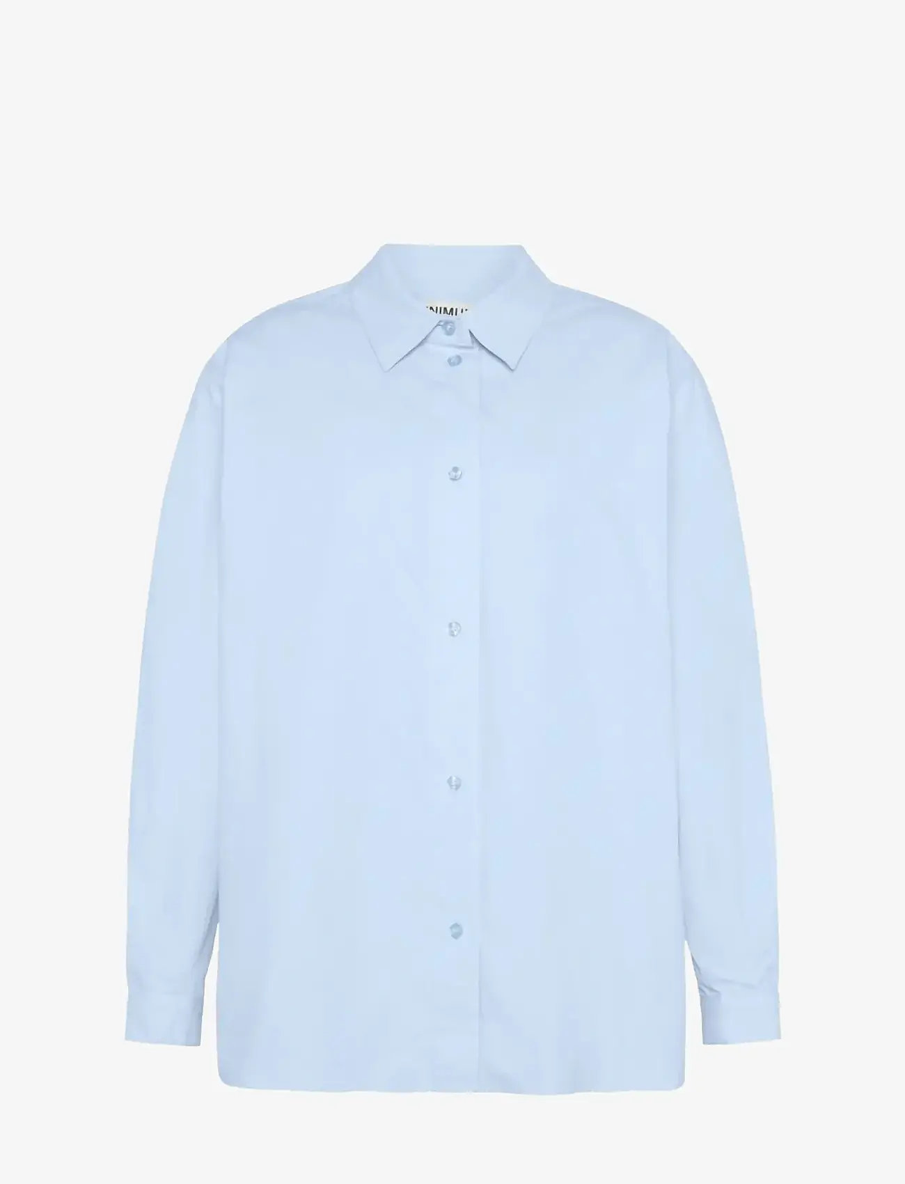 Minimum - Harper shirt 4238 - pikkade varrukatega särgid - 1001 light blue - 1