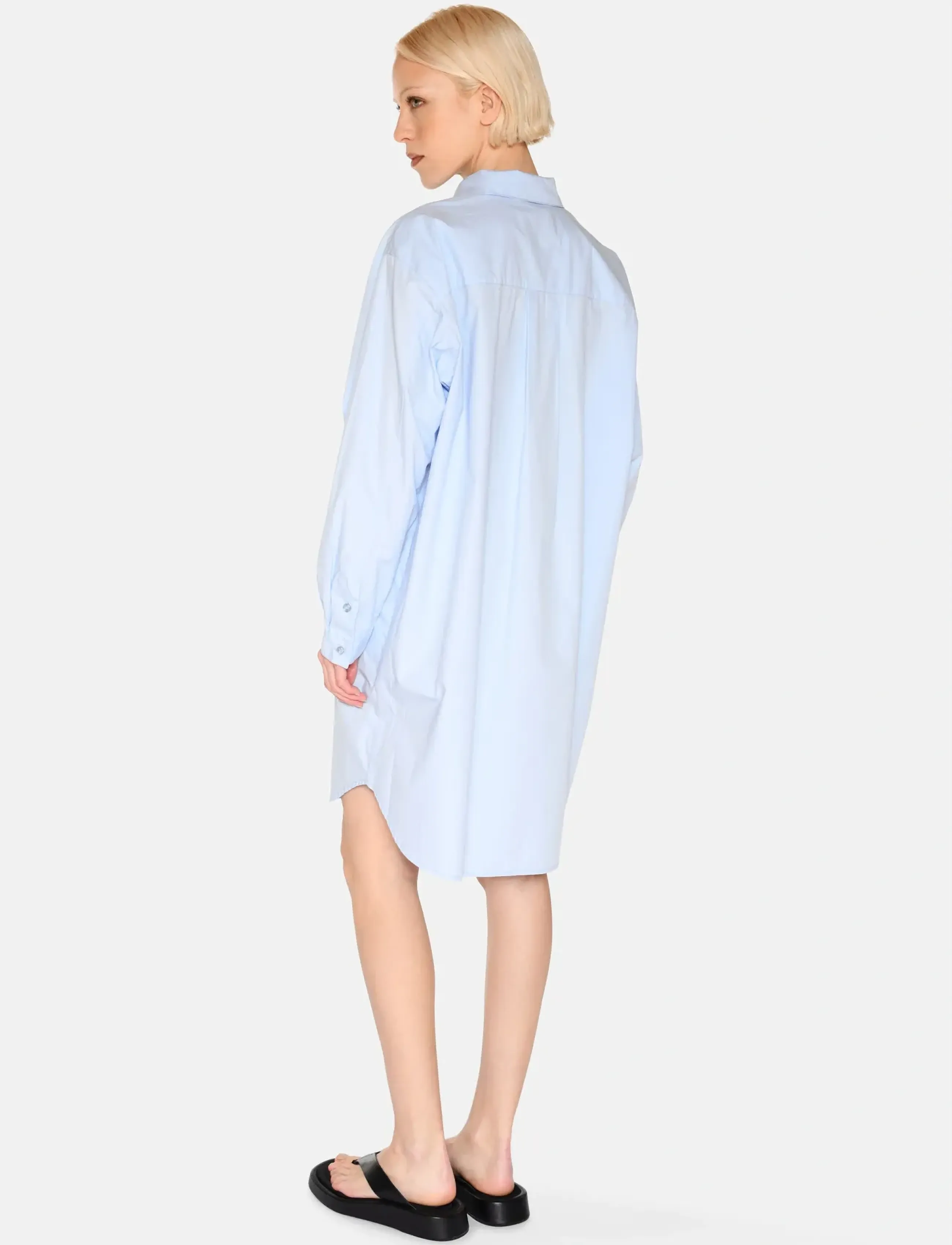 Minimum - Hannah dress 4238 - skjortekjoler - 1001 light blue - 3