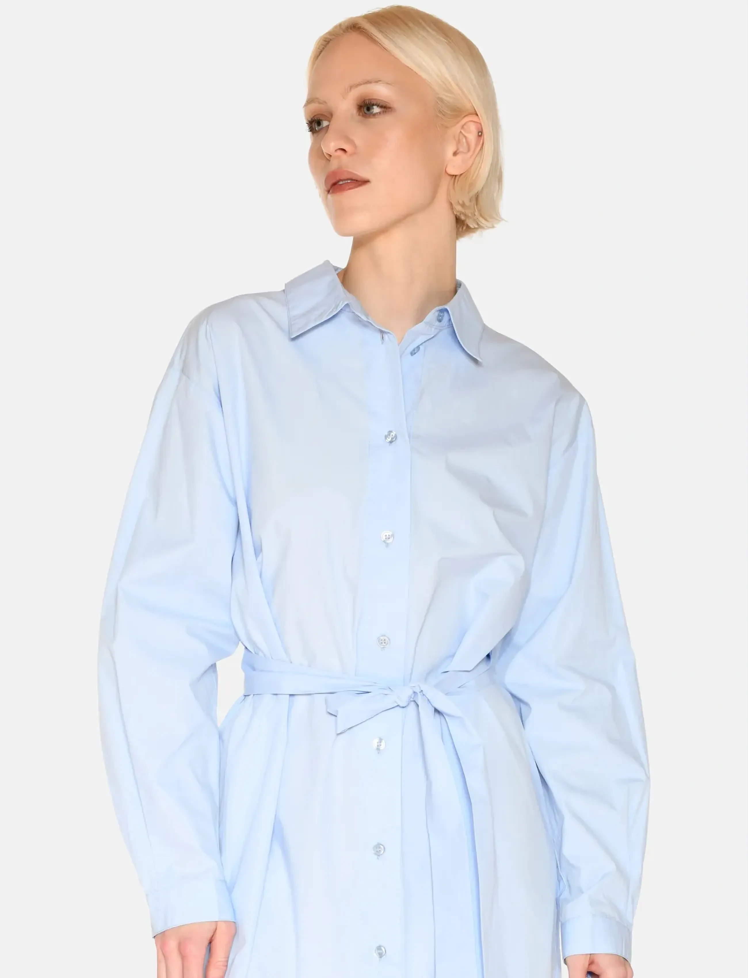 Minimum - Hannah dress 4238 - skjortekjoler - 1001 light blue - 5