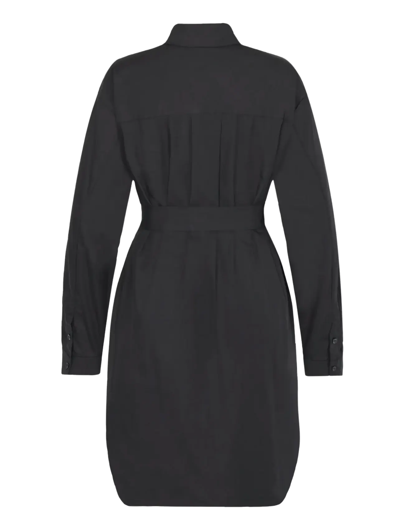 Minimum - Hannah dress 4238 - skjortekjoler - 999 black - 2
