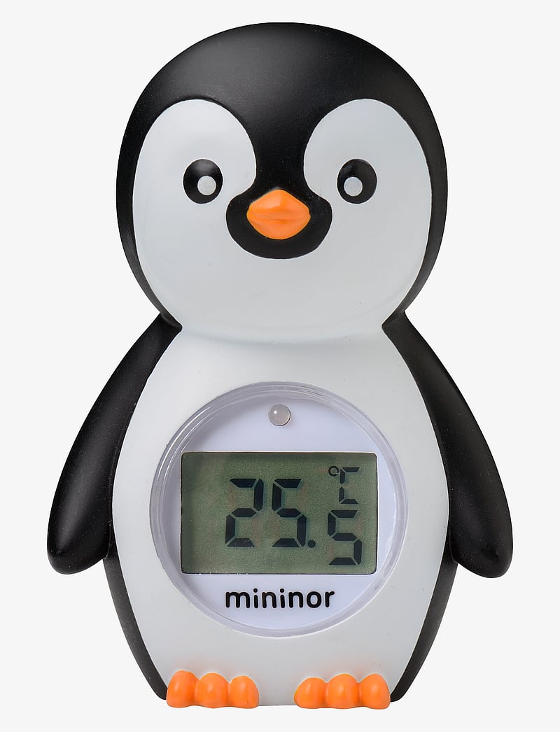 Mininor - Bath Thermometer Penguin - thermometer - black - 1
