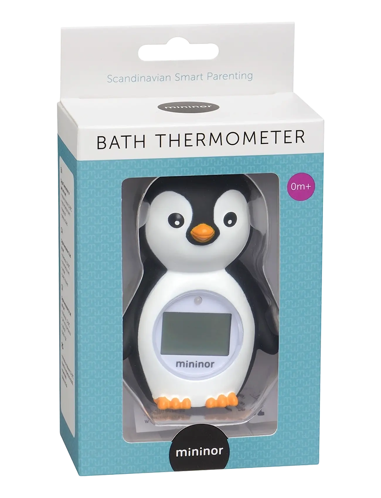Mininor - Bath Thermometer Penguin - termometer - black - 2
