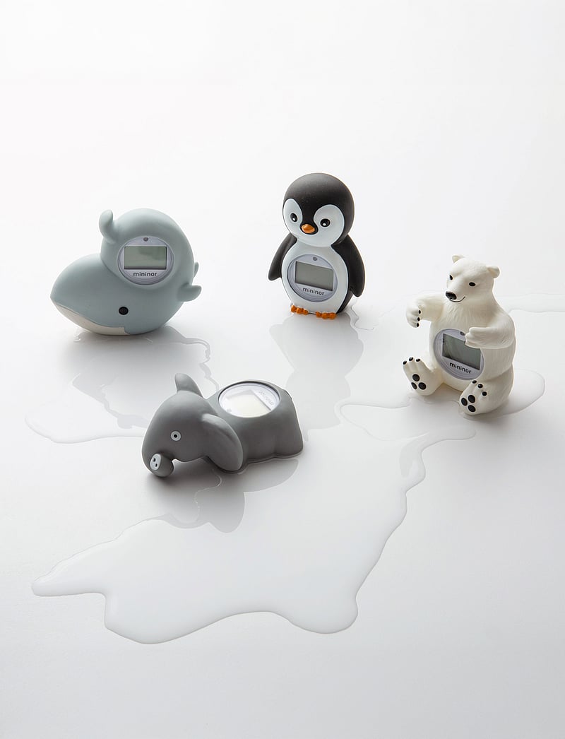 Mininor - Bath Thermometer Penguin - thermometer - black - 5