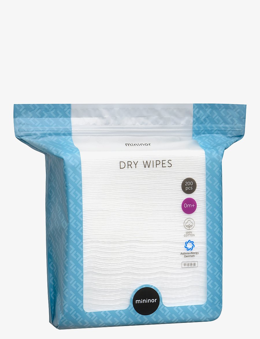 Mininor - Dry Wipes 200 pcs - white - 0