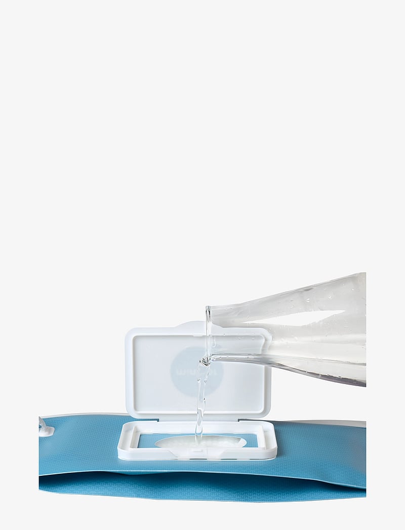 Mininor - Dry Wipes Travel Bag - feuchttücher für babys - blue - 1