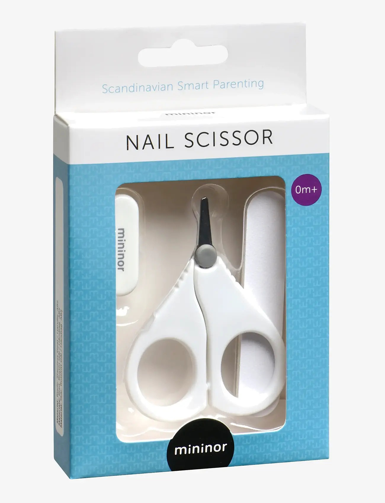 Mininor - Nail Scissor - nagelschere & nagelfeile - white - 1
