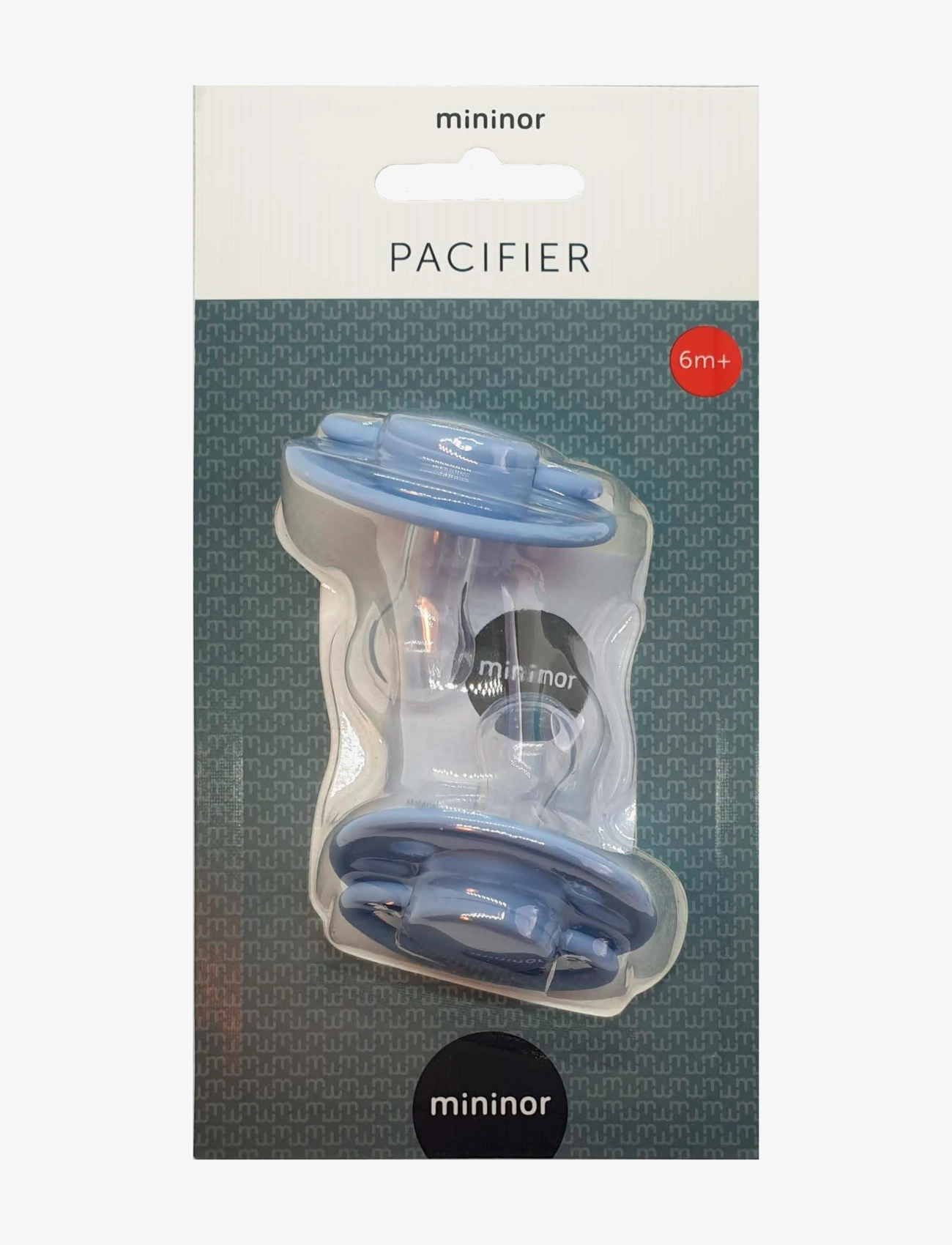 Mininor - Round Pacifier Silicone - pacifiers - nordic sky blue - 1