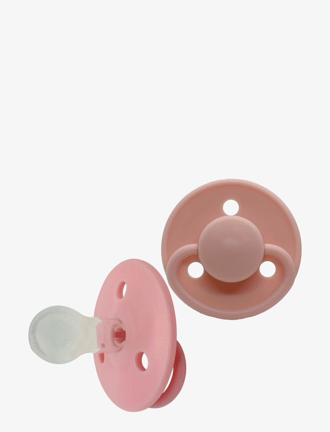 Mininor Round Pacifier Silicone, 6 M, Pacifiers & Accessories, Rosa - Pacifiers, Kinder