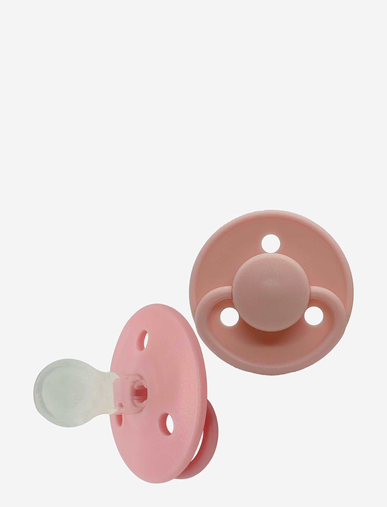Mininor - Round Pacifier Silicone - sutter - rose - 0