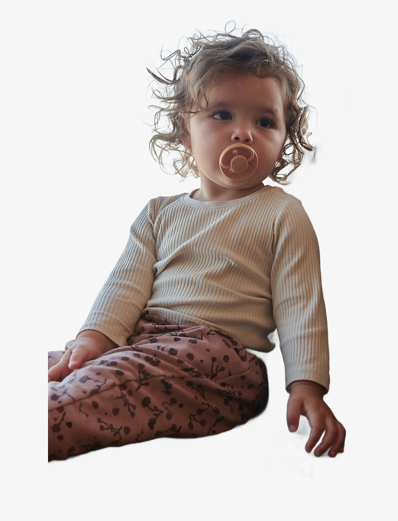 Mininor - Round Pacifier Latex - sutter - rose - 1