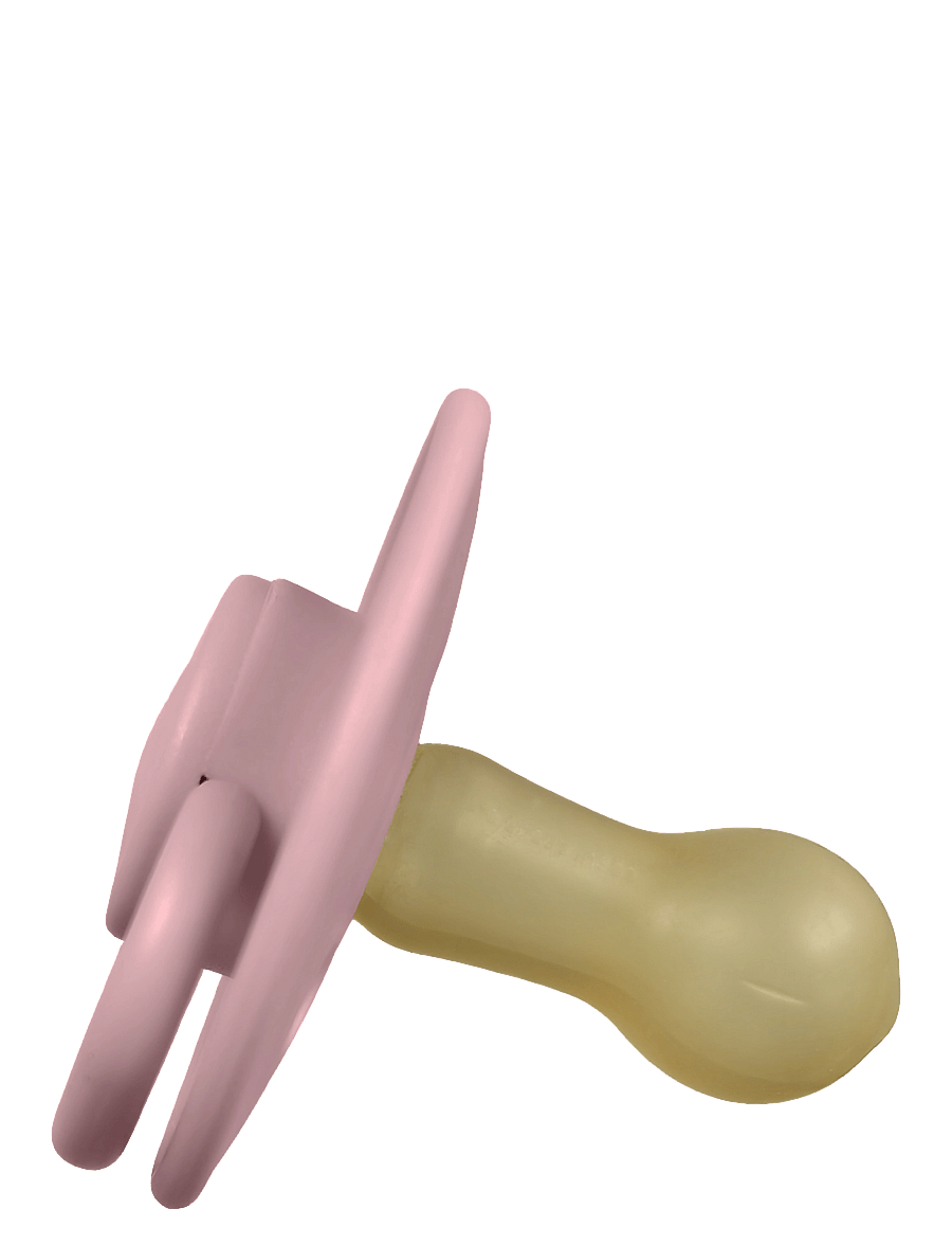 Mininor - Latex pacifier 6m "Rose" 2 pcs - schnuller - rose - 2