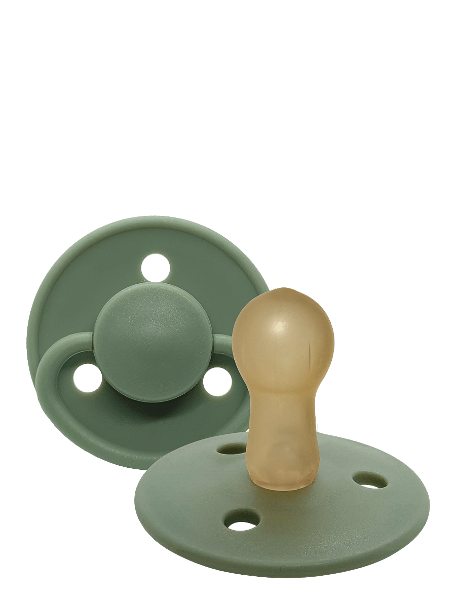 Mininor - Latex pacifier 6m "Willow green" 2 pcs - schnuller - willow green - 0