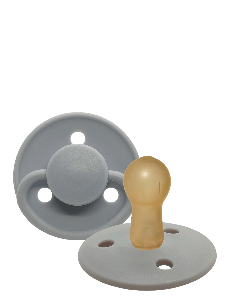 Mininor - Latex pacifier 6m "Grey seal" 2 pcs - schnuller - grey seal - 0