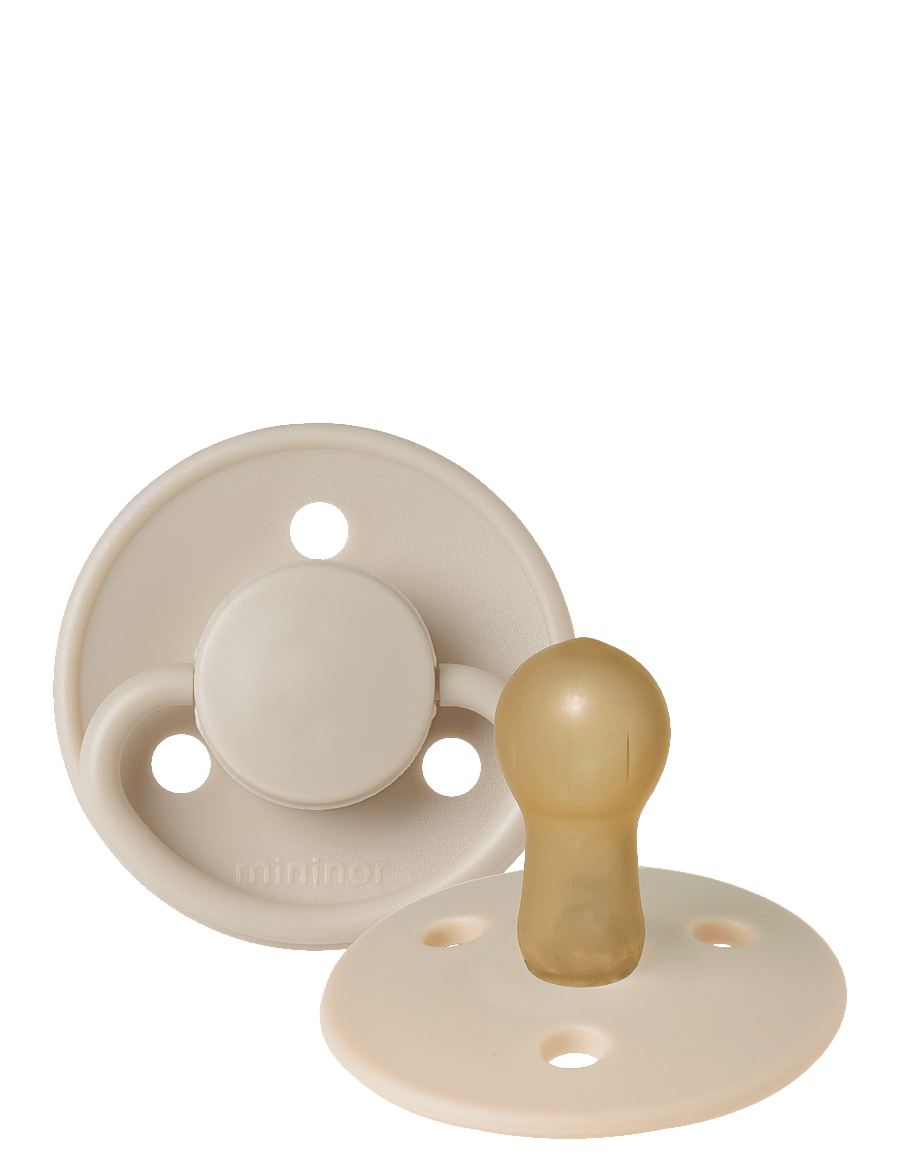 Mininor - Latex pacifier 6m "Cloudy morning" 2 pcs - schnuller - cloudy morning - 0