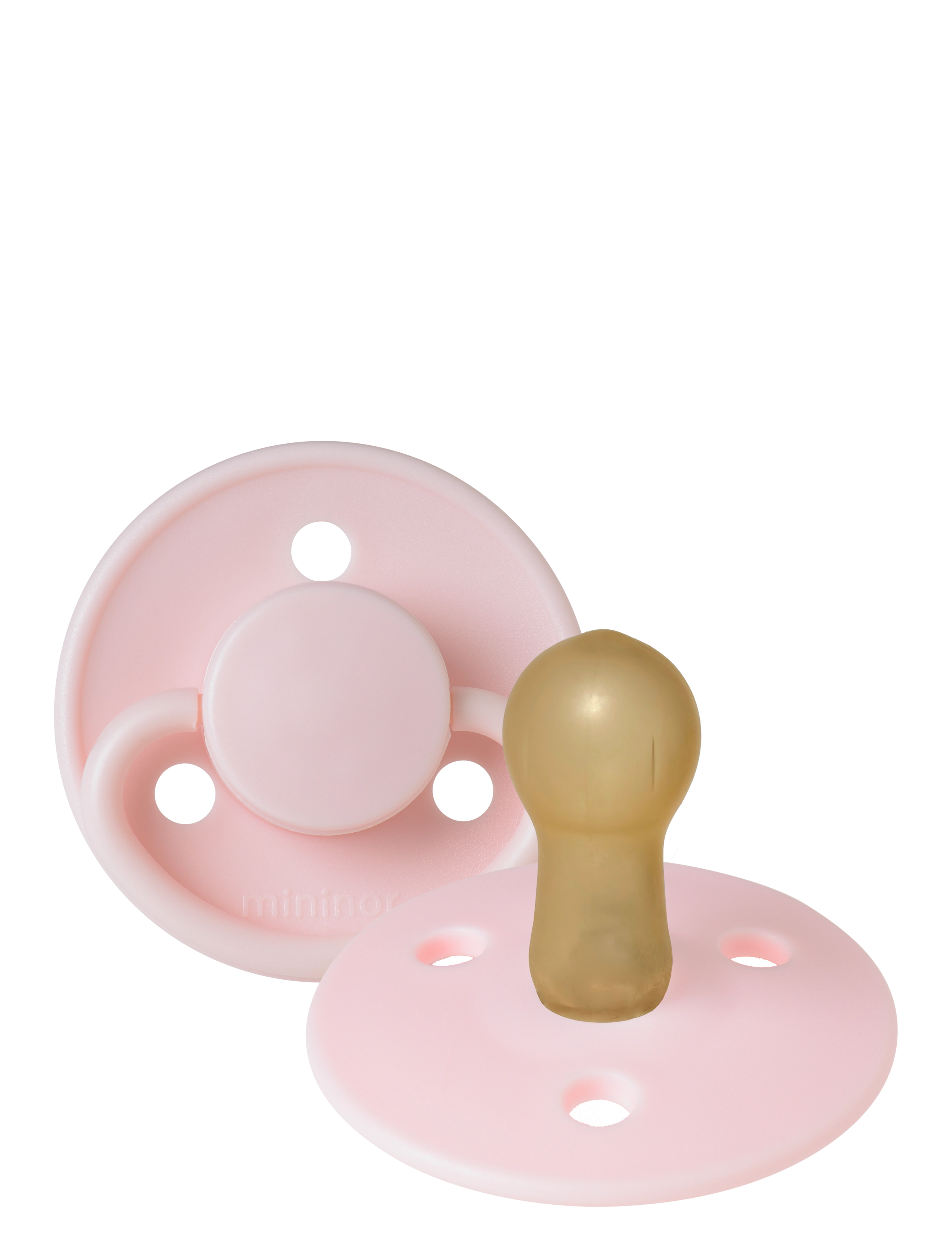 Mininor Latex Pacifier 6M "Spring Blossom" 2 Pcs, Børn, Latex Sut, Pink, Str: 6 M