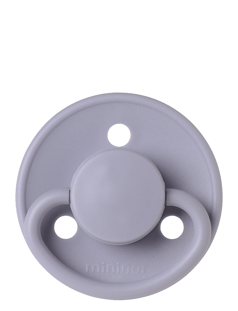 Mininor - Latex pacifier 6m "Lilac flower" 2 pcs - schnuller - lilac flower - 1