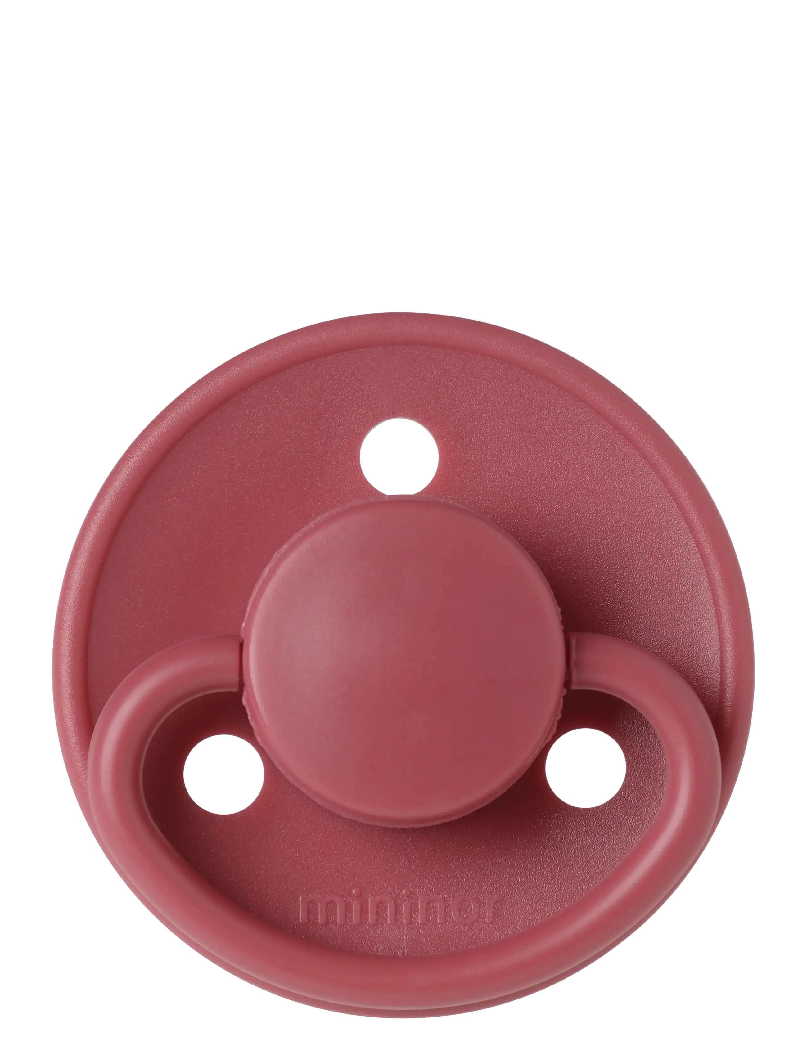 Mininor - Latex pacifier 6m "Rhubarb" 2 pcs - schnuller - rhubarb - 1