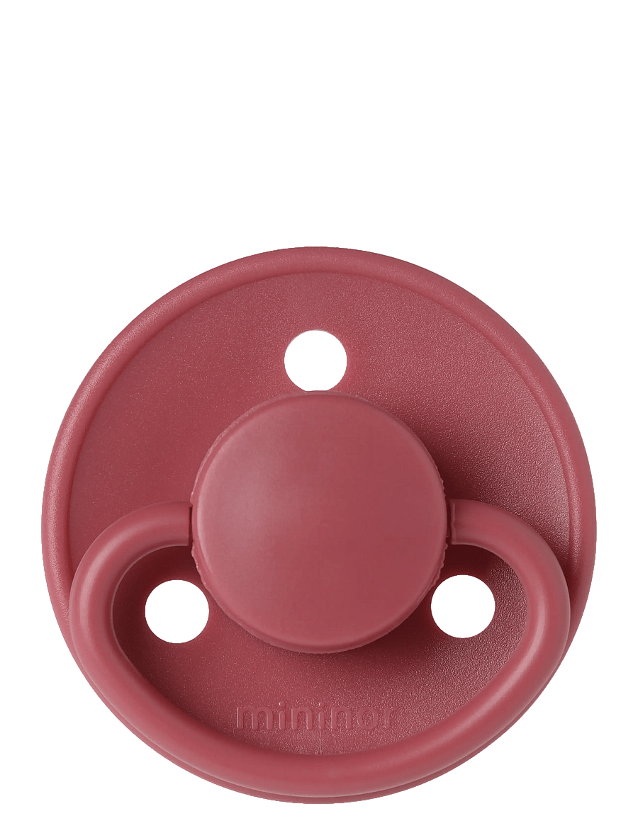 Mininor - Latex pacifier 6m "Rhubarb" 2 pcs - schnuller - rhubarb - 1