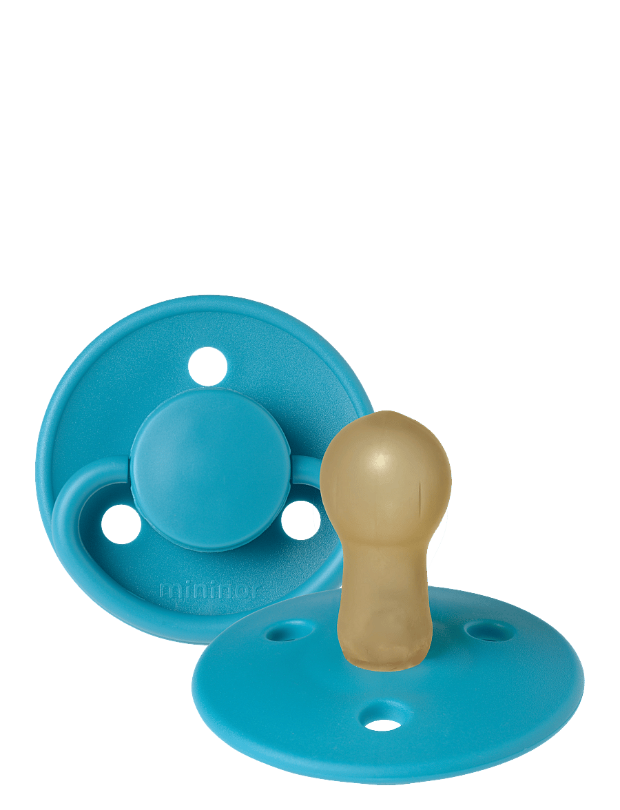 Mininor - Latex pacifier 6m "Opal lake" 2 pcs - schnuller - opal lake - 0