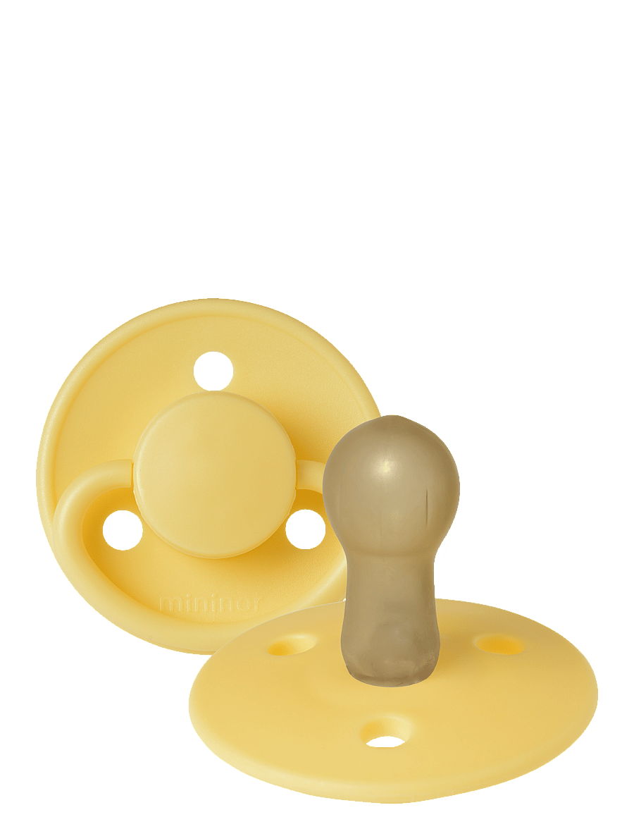 Mininor - Latex pacifier 6m "Duckling" 2 pcs - schnuller - duckling - 0
