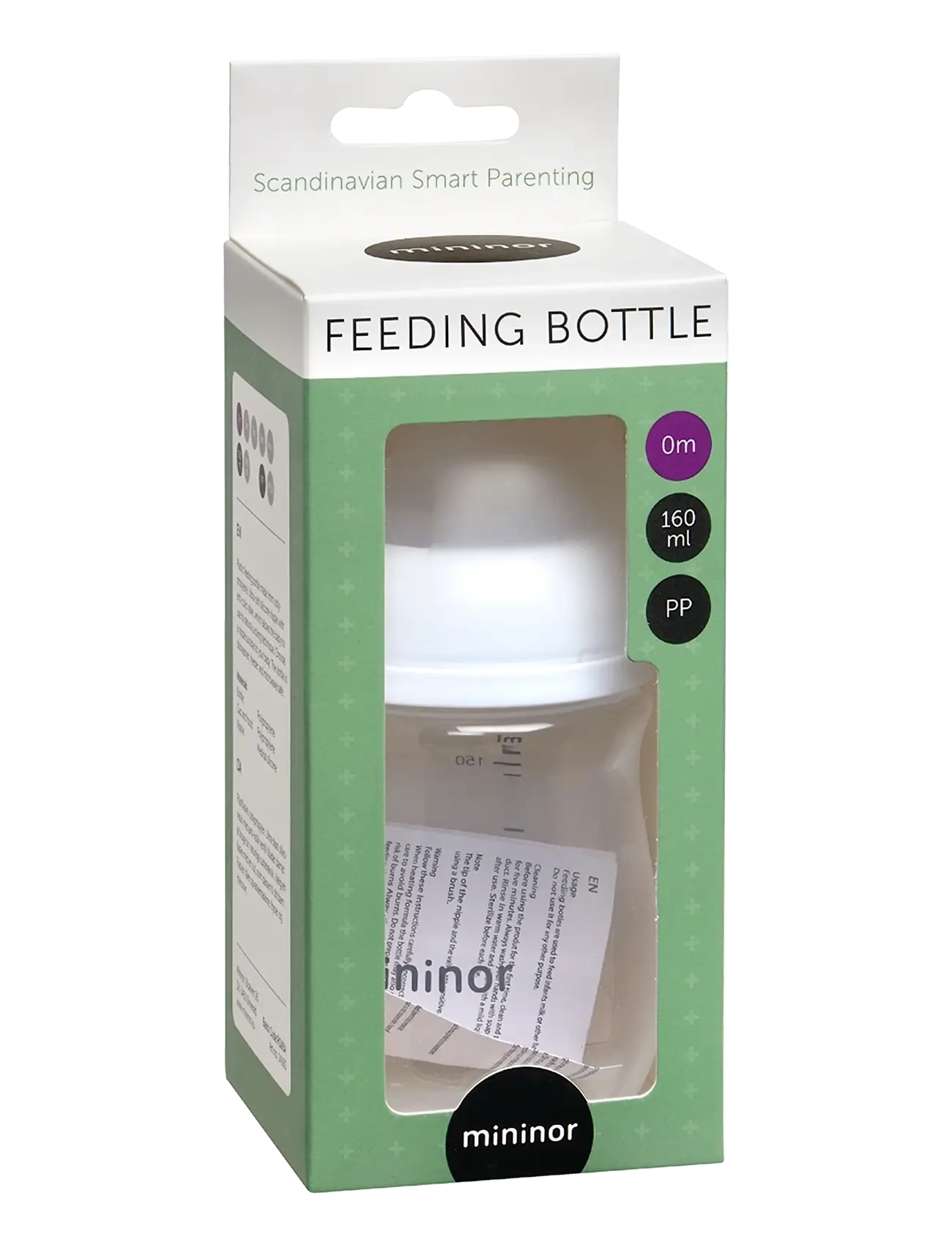 Mininor - Feeding Bottle (PP) - beebipudelid - white - 2