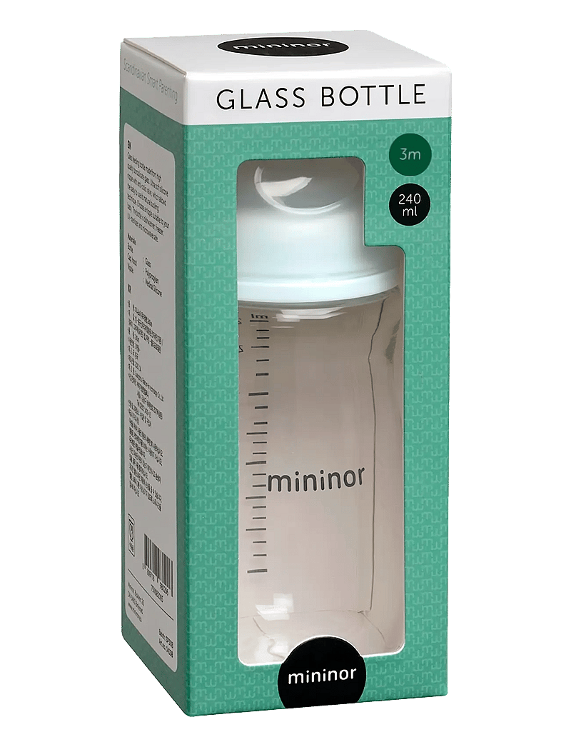 Mininor - Glass Bottle - butelki dla niemowląt - white - 1