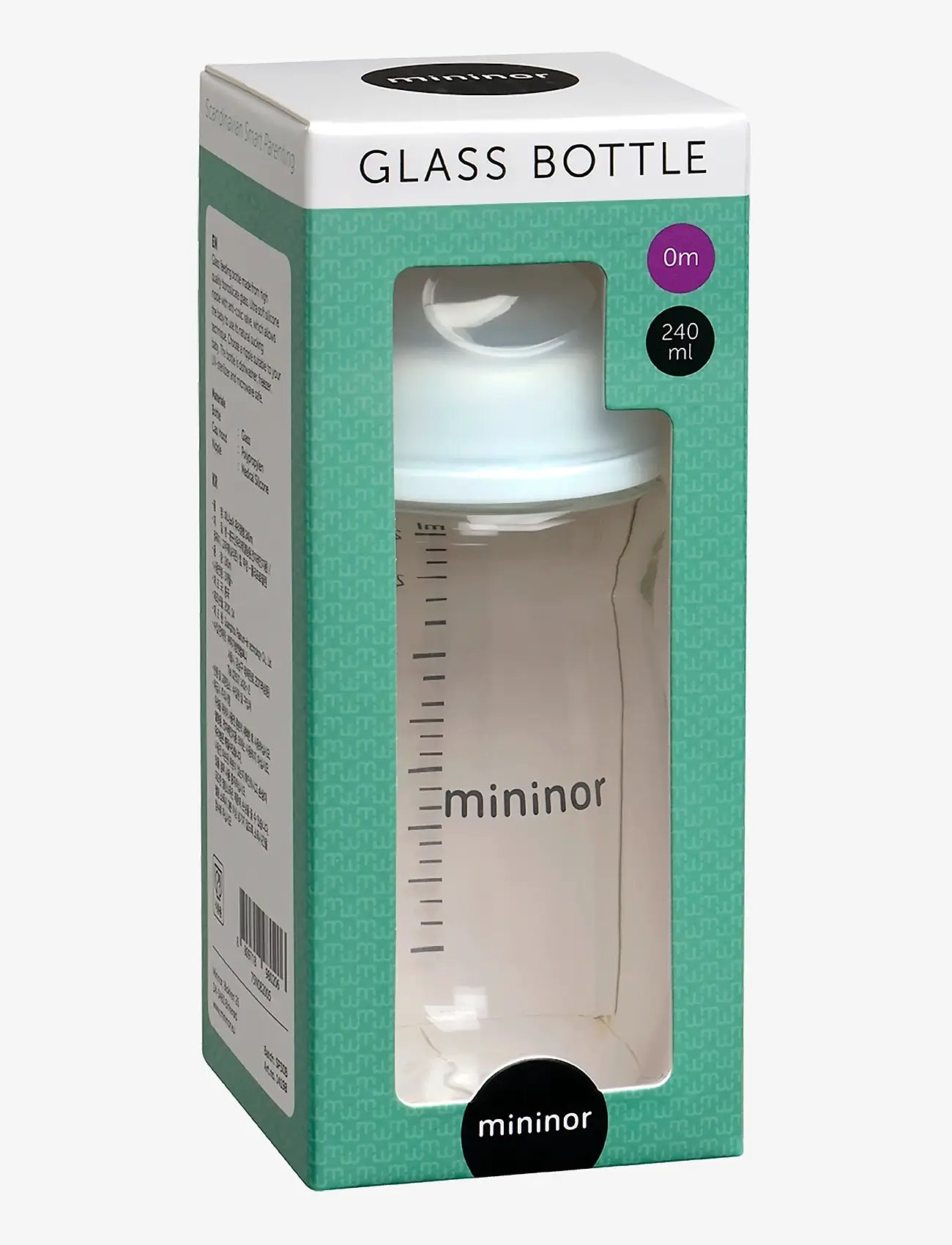 Mininor - Glass Bottle - babyflaschen - white - 2