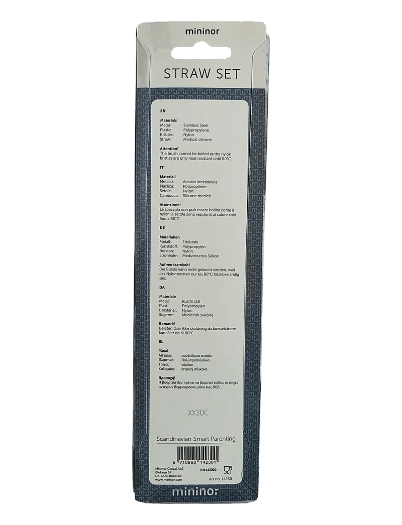 Mininor - Straw Set - accessoires - white - 2