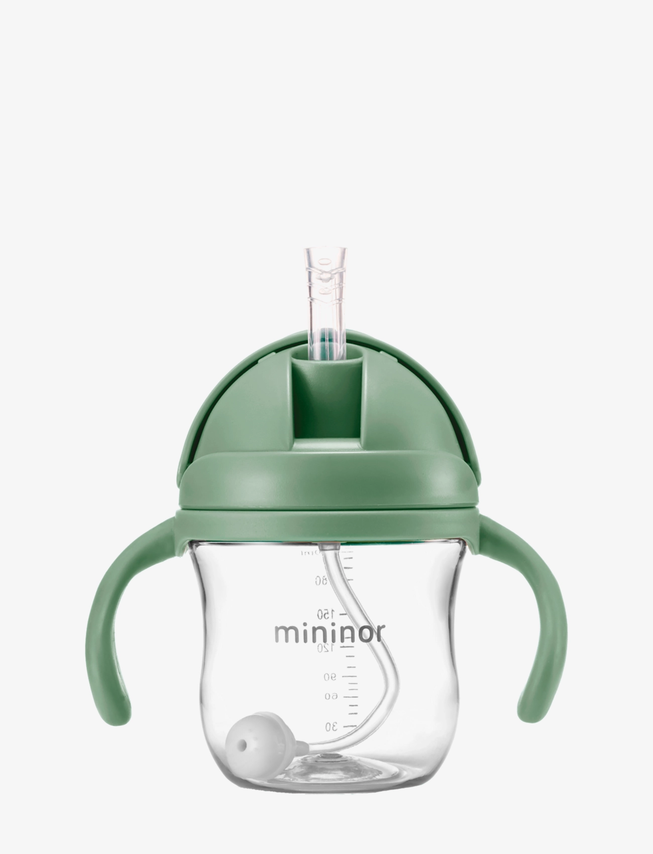 Mininor Straw Bottle Tritan, 6 M, Baby Bottles & Accessories, Grün - Bottles, Kinder