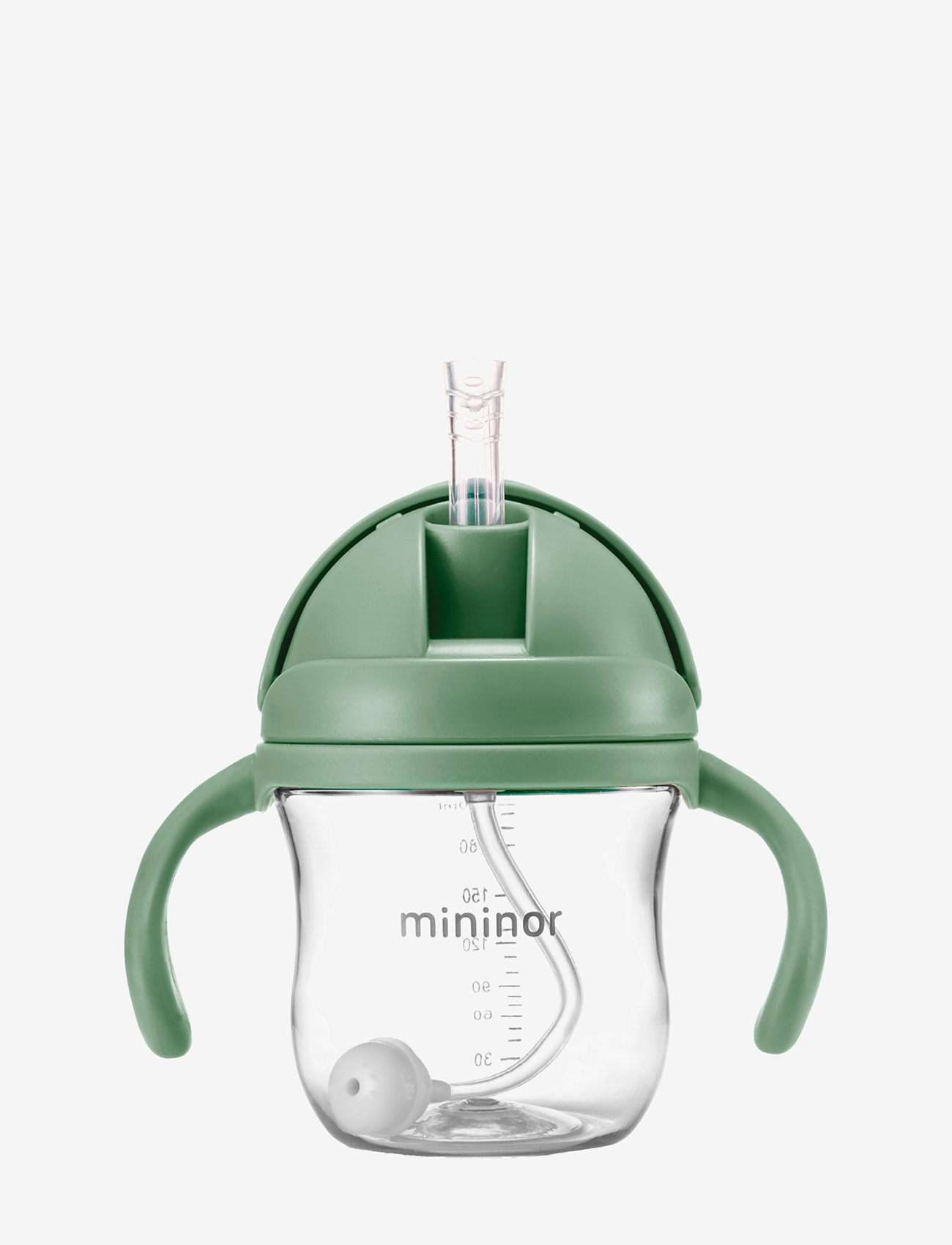 Mininor - Straw Bottle Tritan - baby bottles - willow green - 0