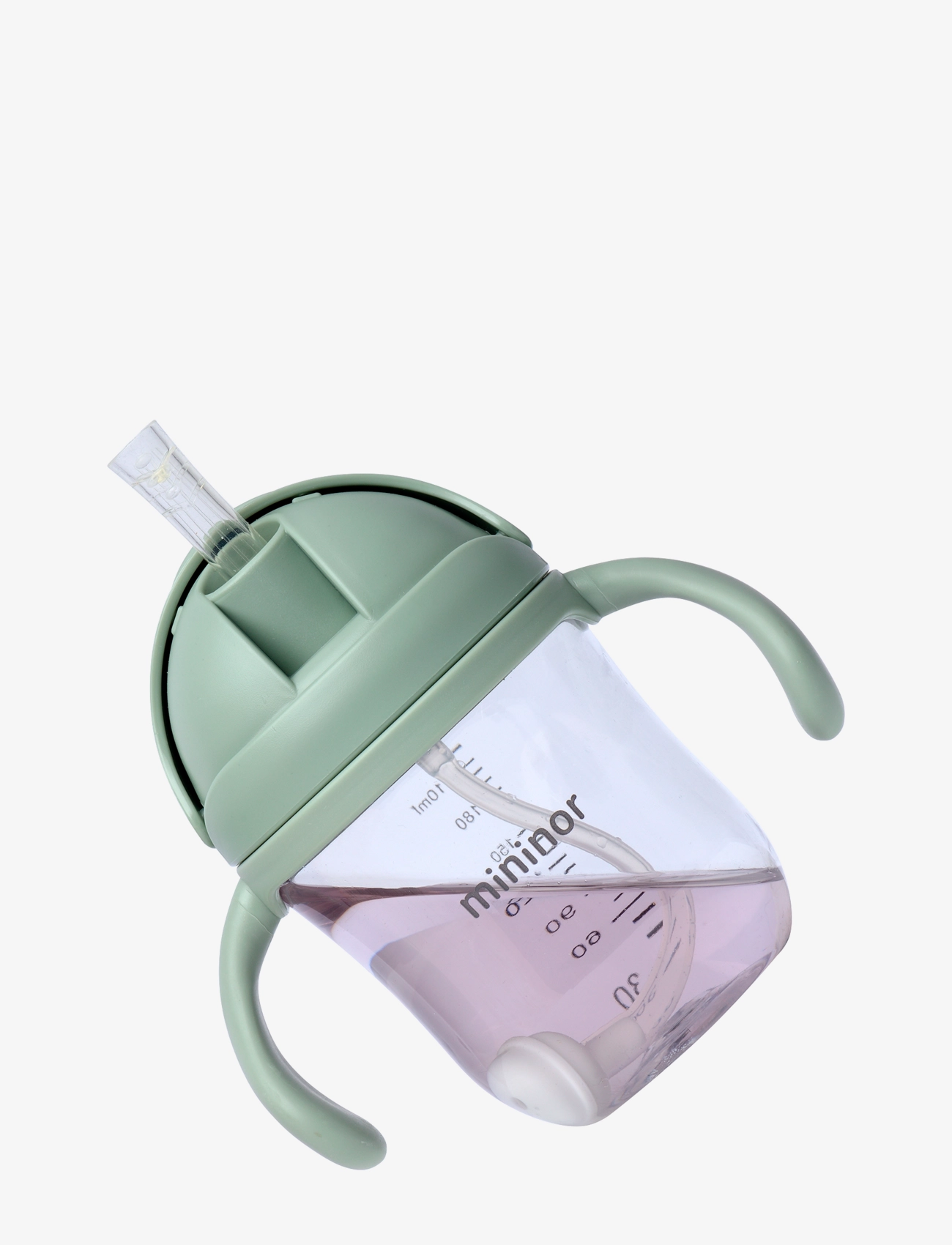 Mininor - Straw Bottle Tritan - babyflaschen - willow green - 2