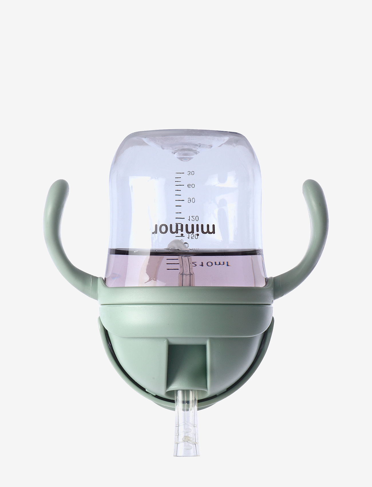 Mininor - Straw Bottle Tritan - baby bottles - willow green - 4