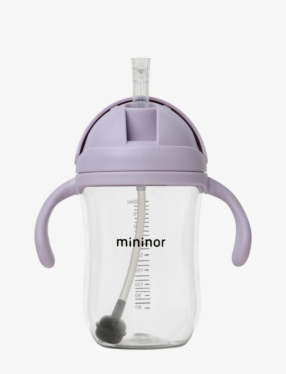 Mininor - Straw Bottle Tritan - joogitassid - lilac flower - 1