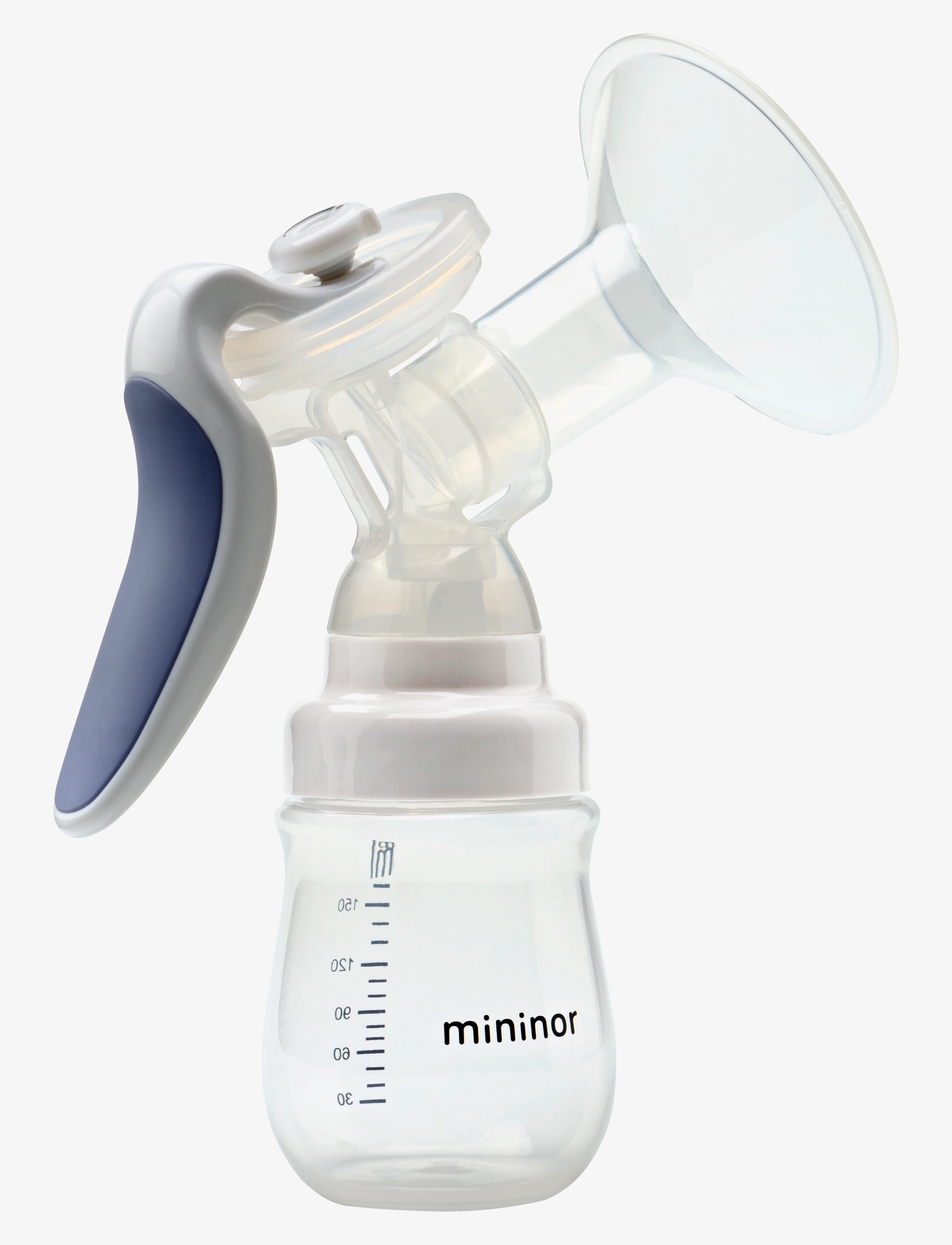 Mininor Manual Breast Pump, Børn, Manuel Brystpumpe, Hvid, Str: 0 M