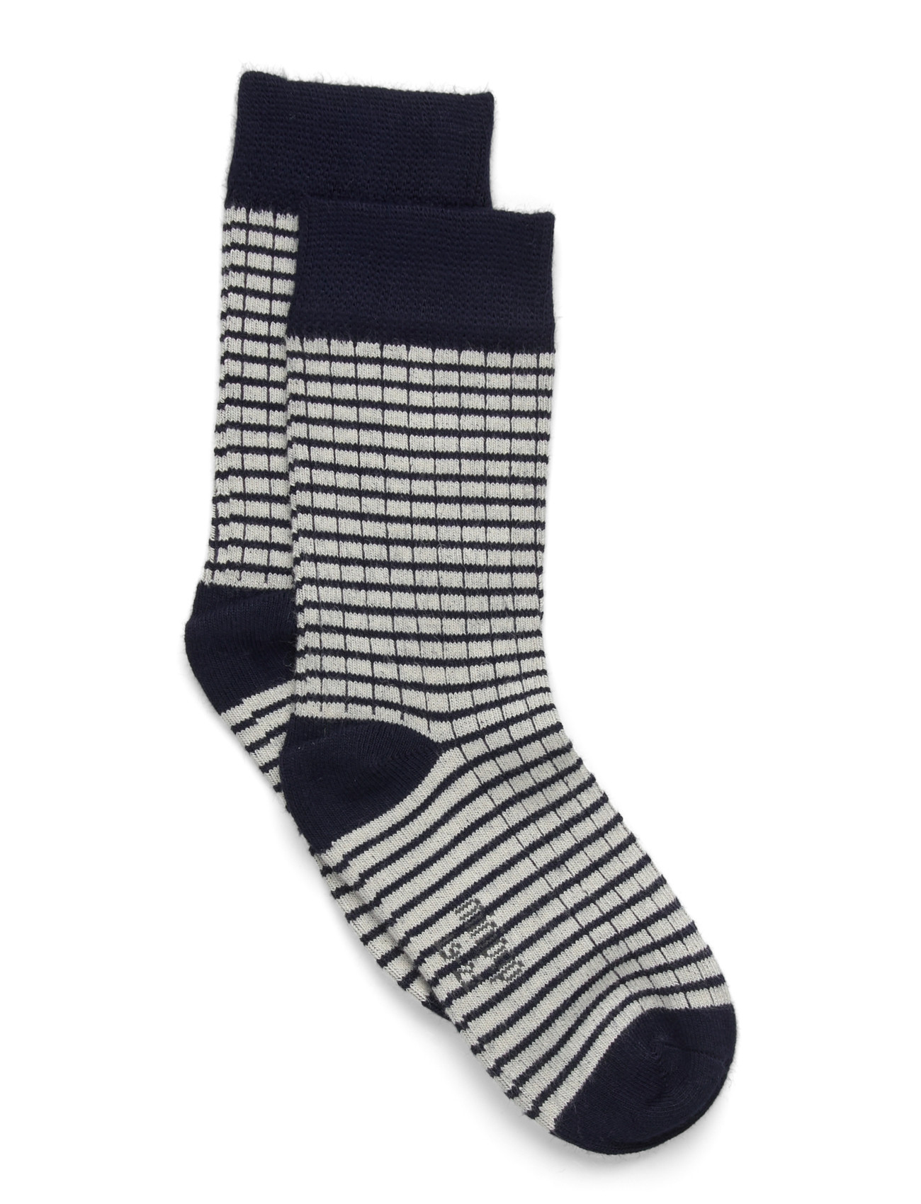 Navy/Offwhite Bambus Sokker Thin Stripe Noos str. 19/22