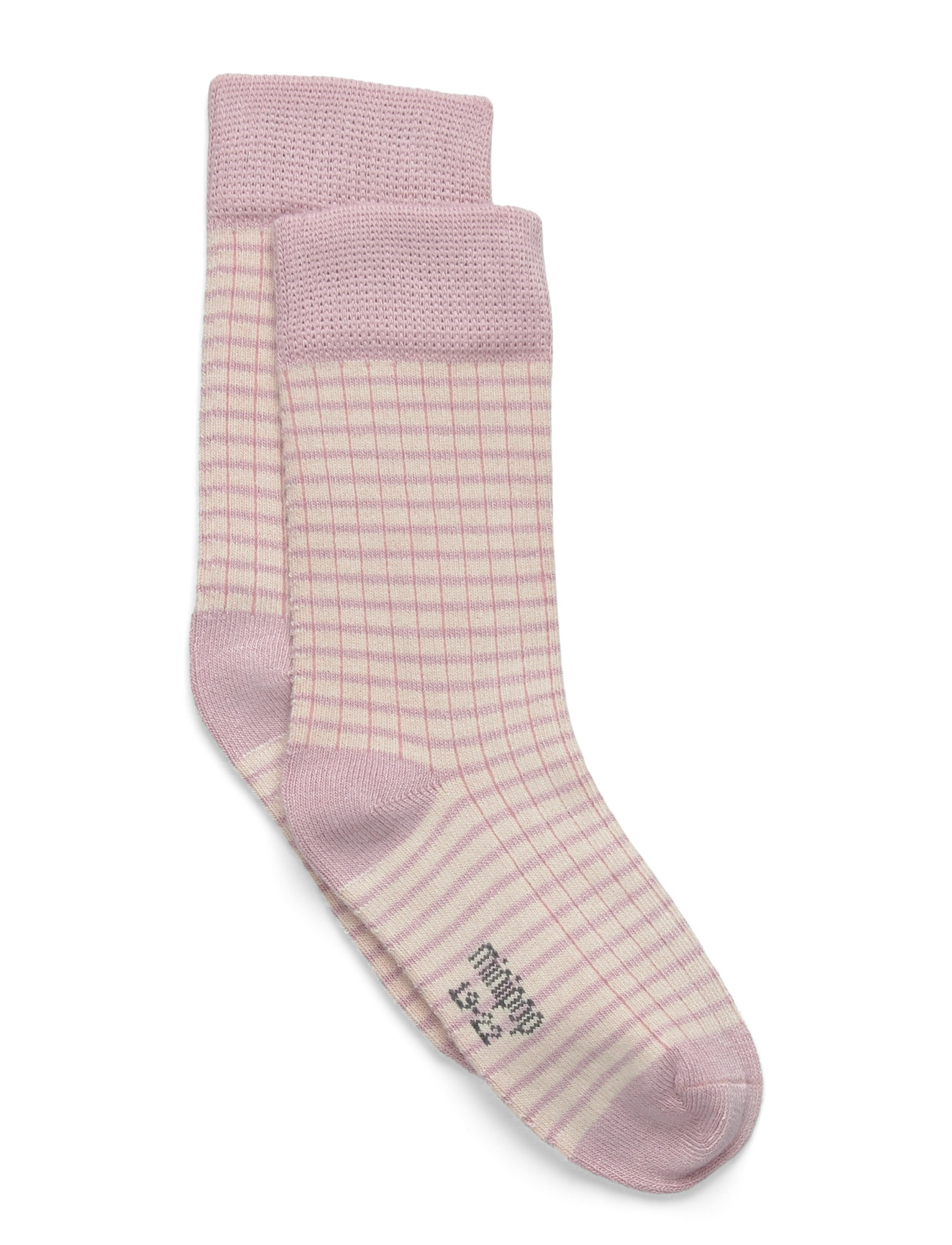 Bilde av Rose/Offwhite Bambus Sokker Thin Stripe Noos str. 19/22