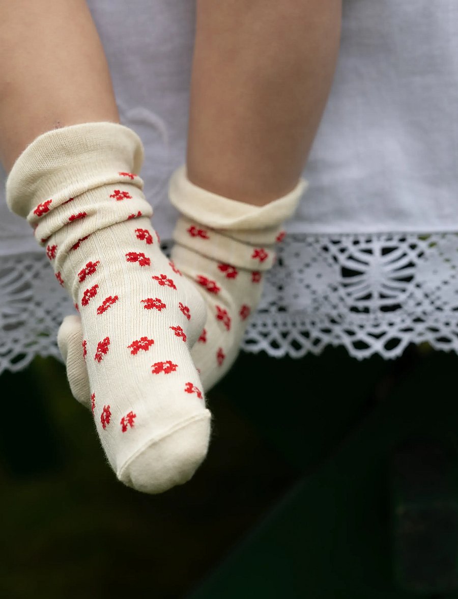 minipop - MPopMarry Bamboo Socks 3-pack - strümpfe - cherry tomato - 0
