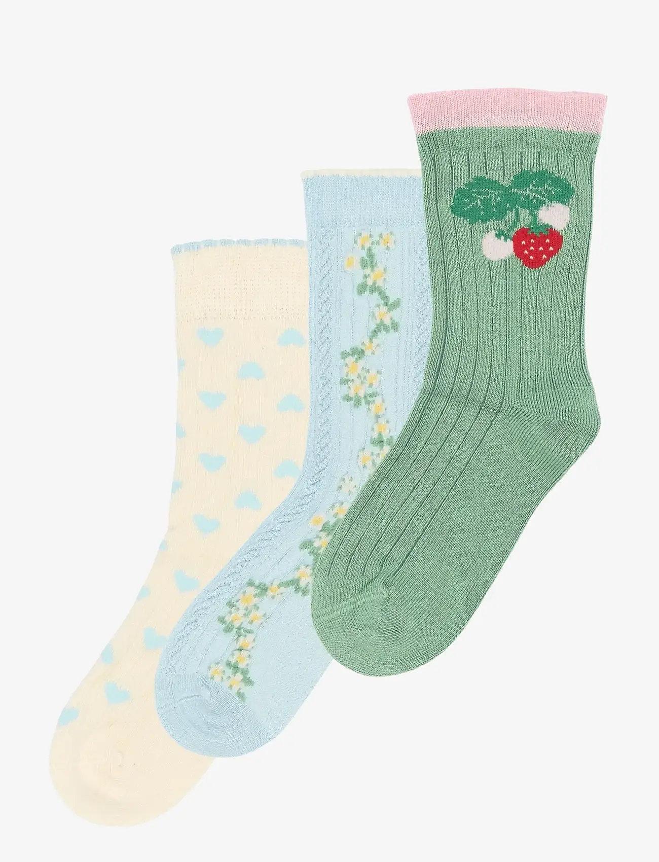 minipop - MPopMarry Bamboo Socks 3-pack - sokid - clear sky - 0