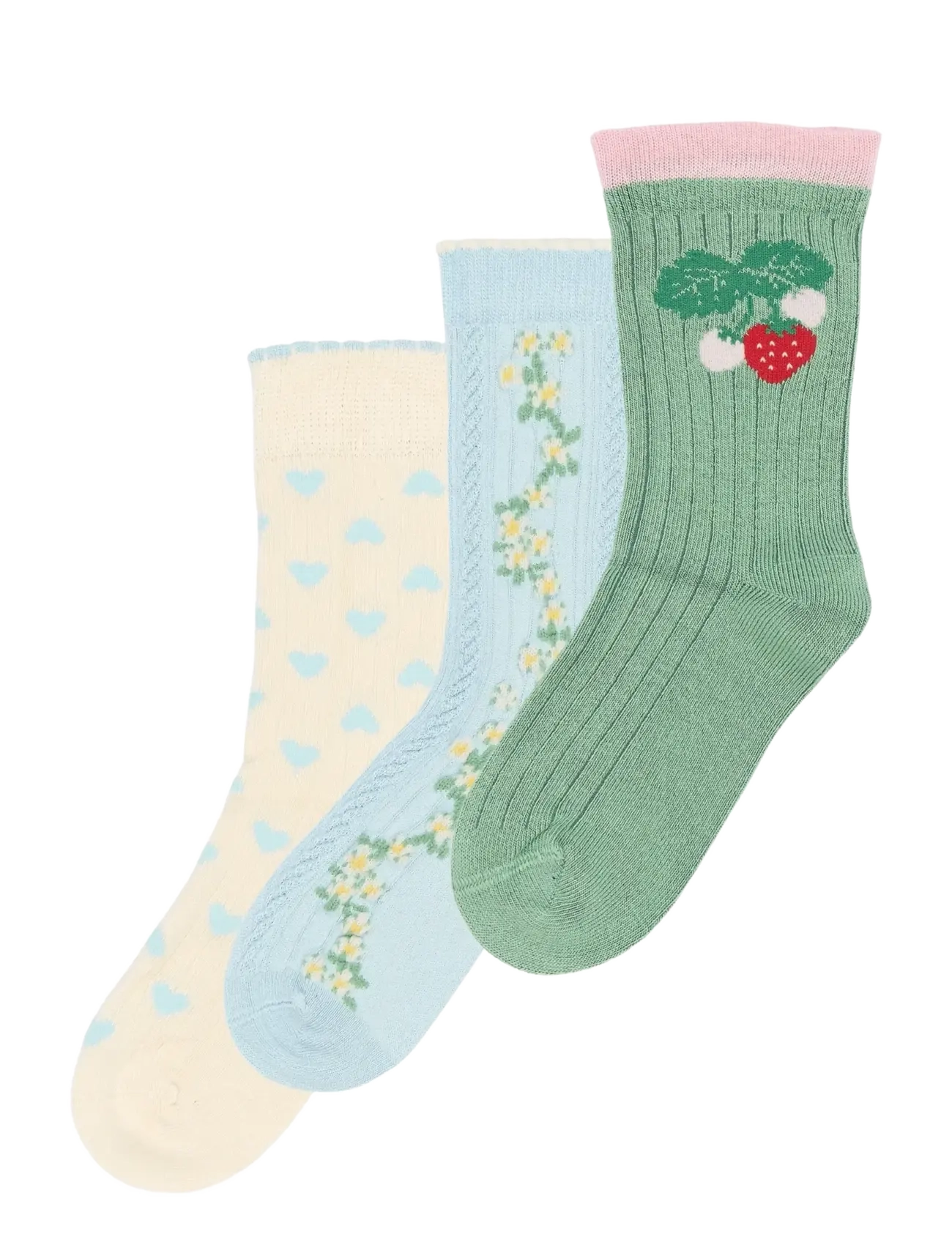 minipop MPopMarry Bamboo Socks 3-pack - Sokid ja sukkpüksid - CLEAR SKY / multi