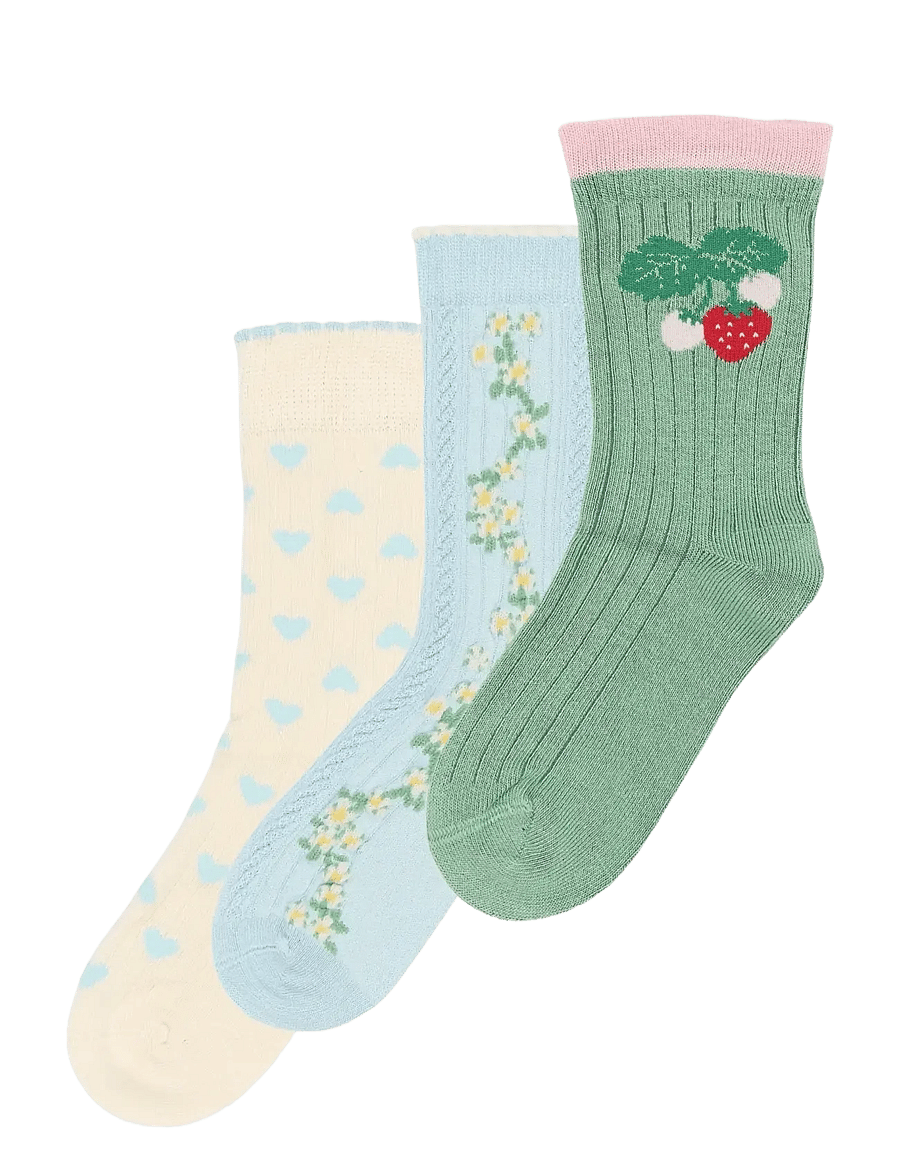 minipop - MPopMarry Bamboo Socks 3-pack - strümpfe - clear sky - 0