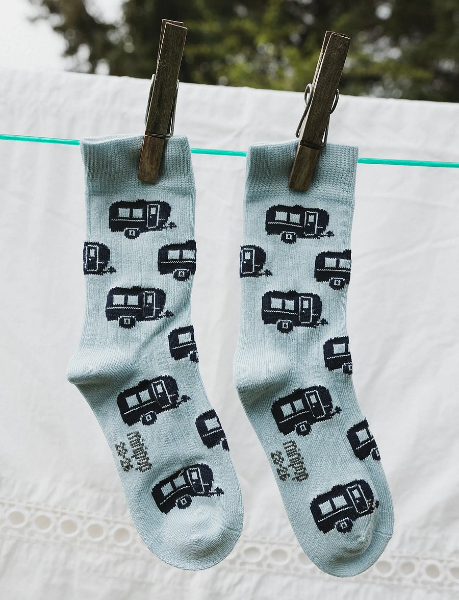 minipop - MPopMarty Bamboo Sock - strumpor - clear sky - 3