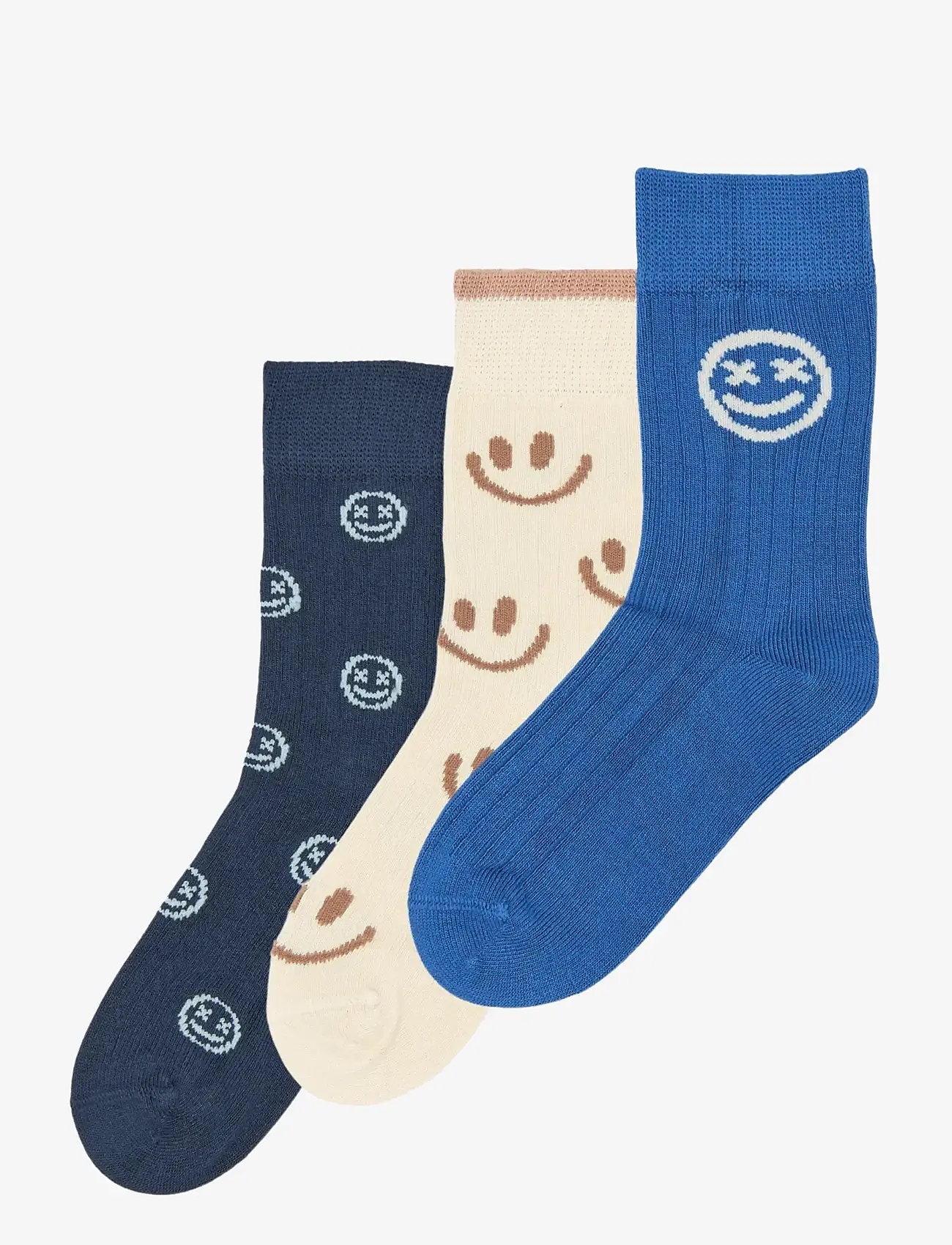minipop - MPopMoe Bamboo Socks 3-pack - strømper - strong blue - 0